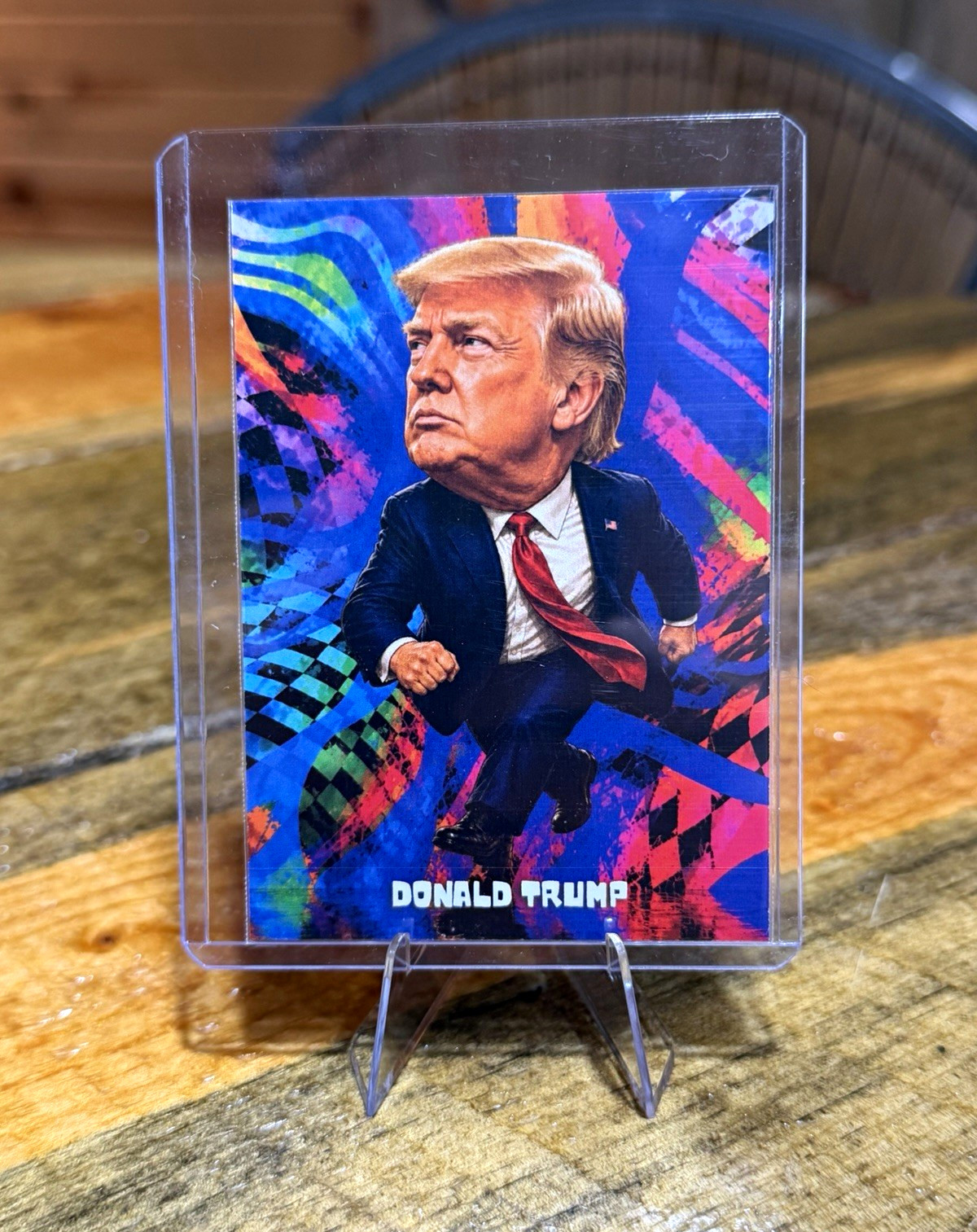 Customs Cartel Big Heads Donald Trump Novelty Non-Sport Trading Card