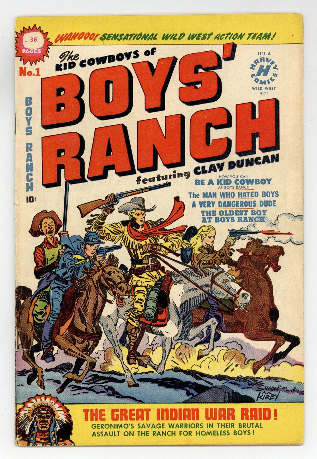 Boys' Ranch #1 VG+ 4.5 1951 Canadian c.1951 Super Publishing