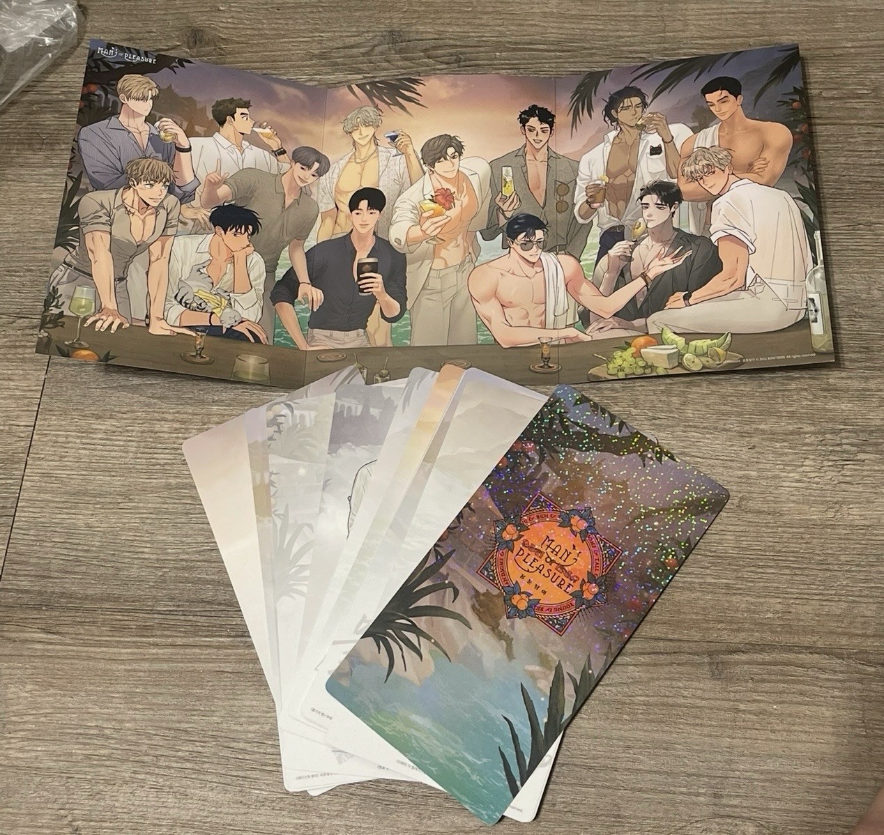 Bomtoon Summer Man of Pleasure postcard and poster Bomtoon Summer Man of Pleasure postcard and poster