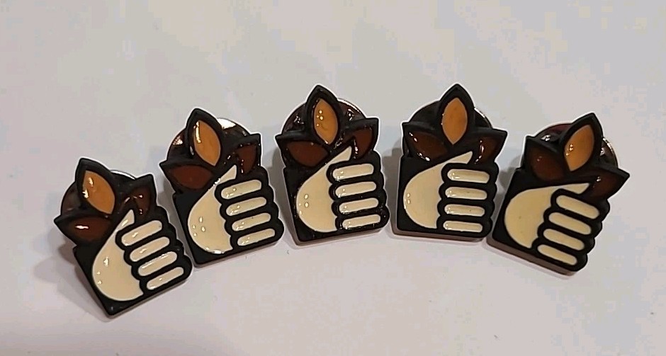 Five (5) Vintage RJR R.J. Reynolds Pride in Tobacco Enamel Lapel Pins