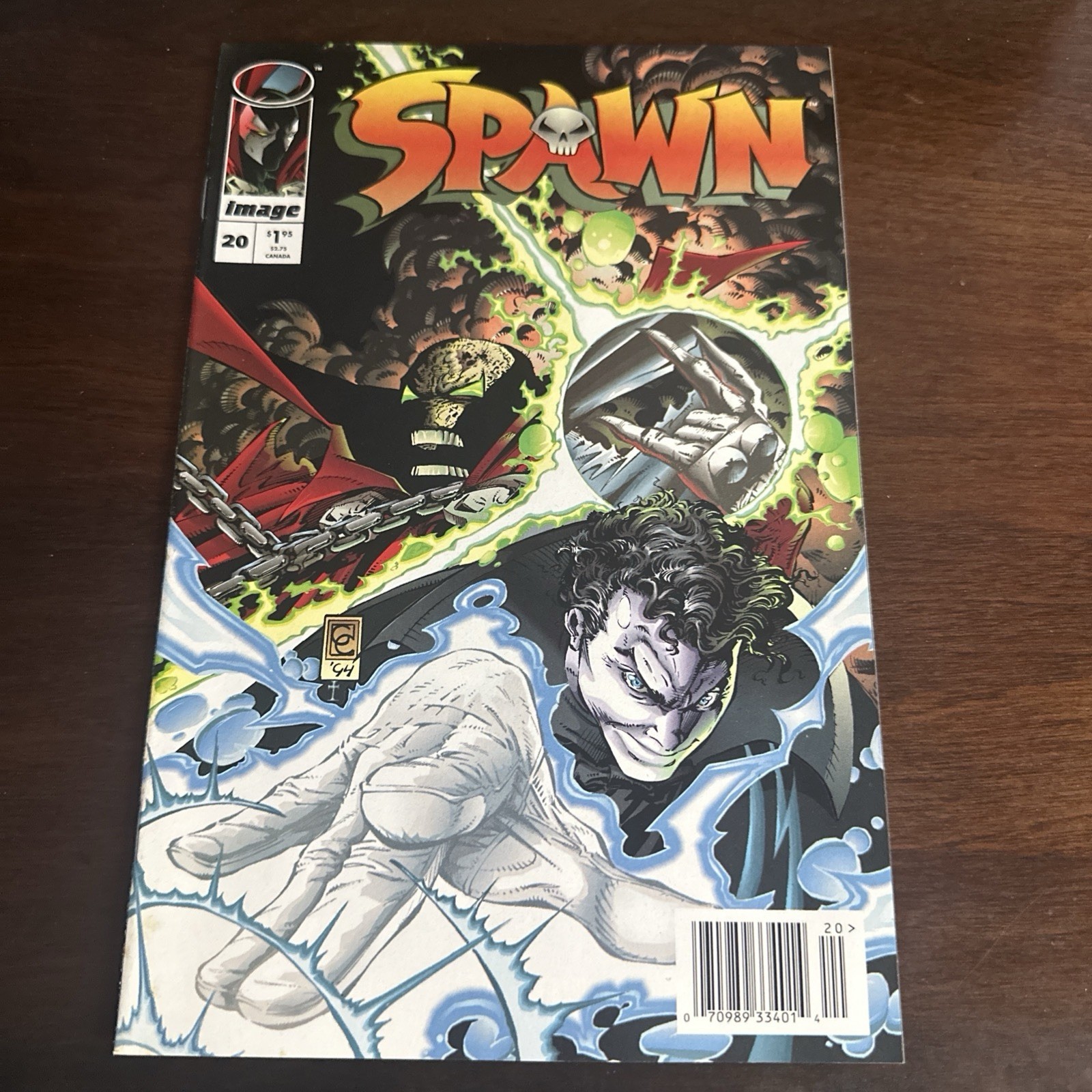 Spawn #20 (1994) NM 1st Print Image Comic Book Todd McFarlane 11 J482 Spawn #20 (1994) NM 1st Print Image Comic Book Todd McFarlane 11 J482