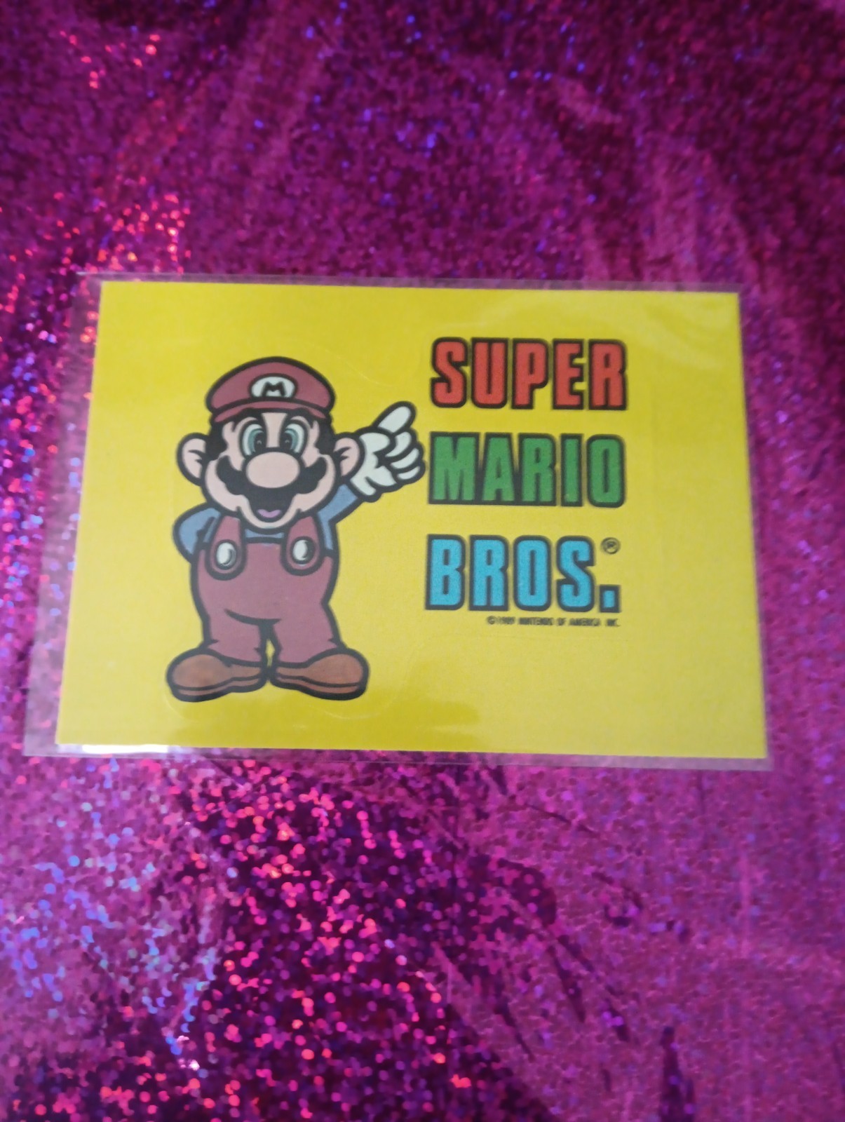 1989 Topps Nintendo Game Tip Stickers #11 Super Mario Bros - Retro Gaming NES