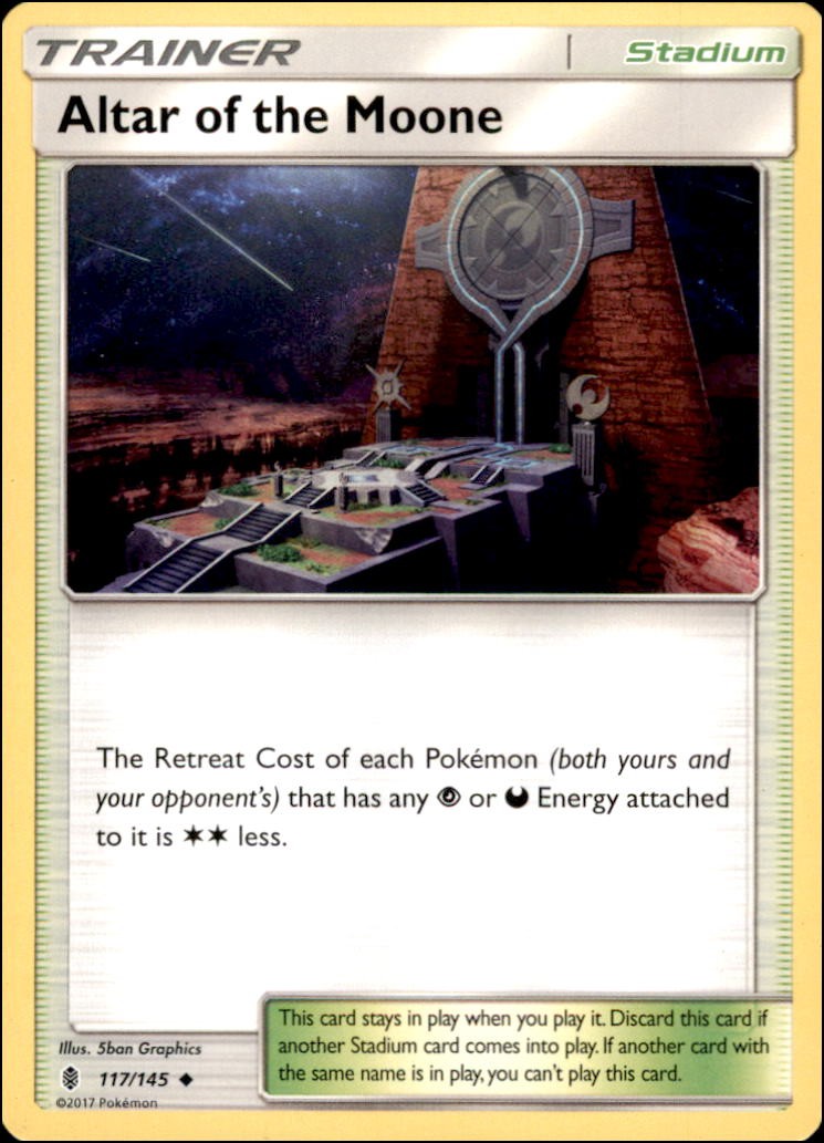 Pokemon - Altar of the Moone #117/145 - SM - Guardians Rising Uncommon