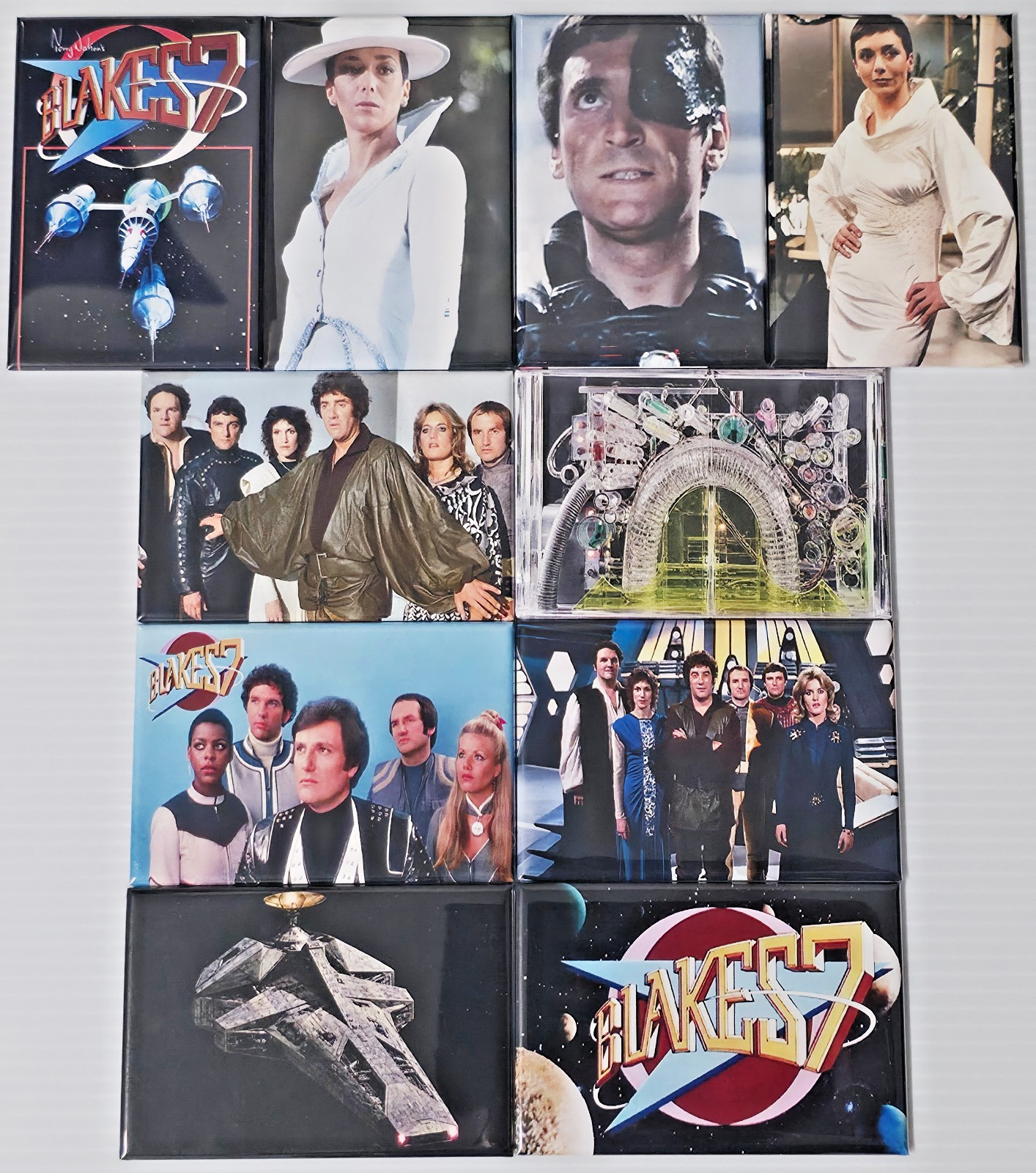 Blake\'s 7 Sci-Fi 10 Pack 2x3 MAGNET  Retro Space Series Vintage New