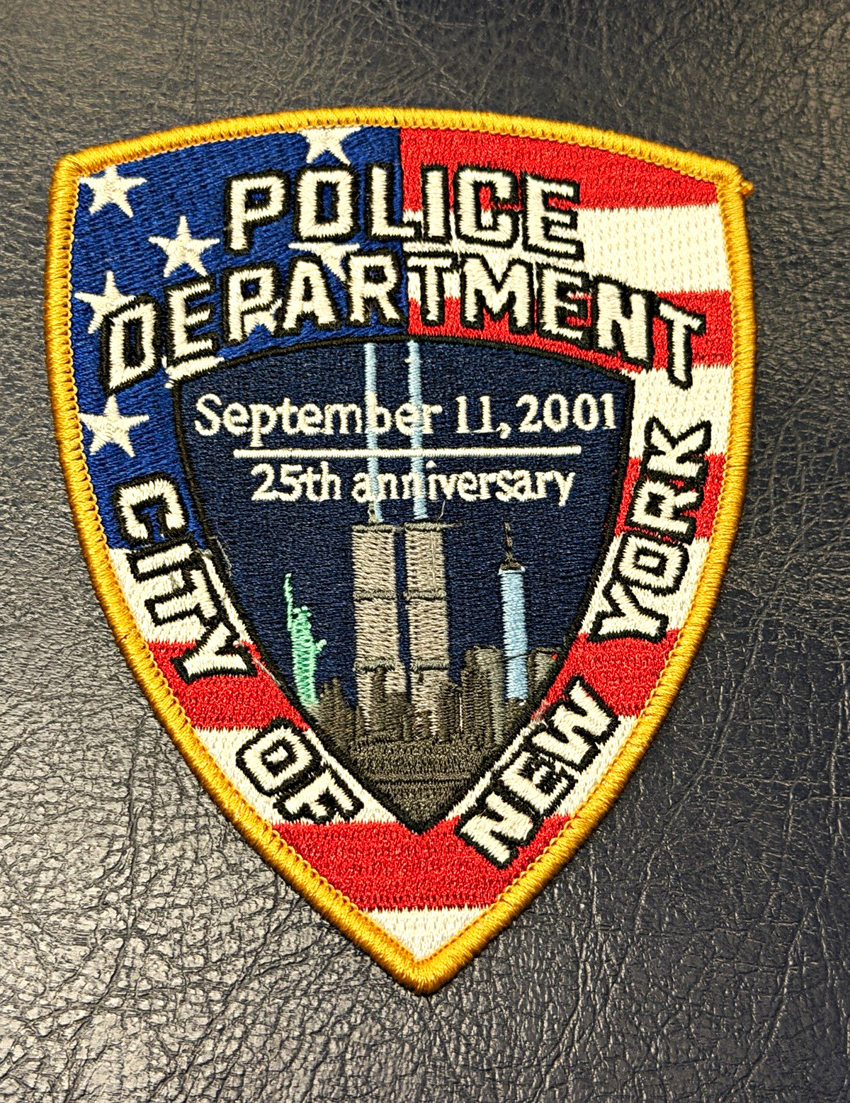 NEW YORK CITY Police September 11, 2001 25th Anniversary Collectible Patch
