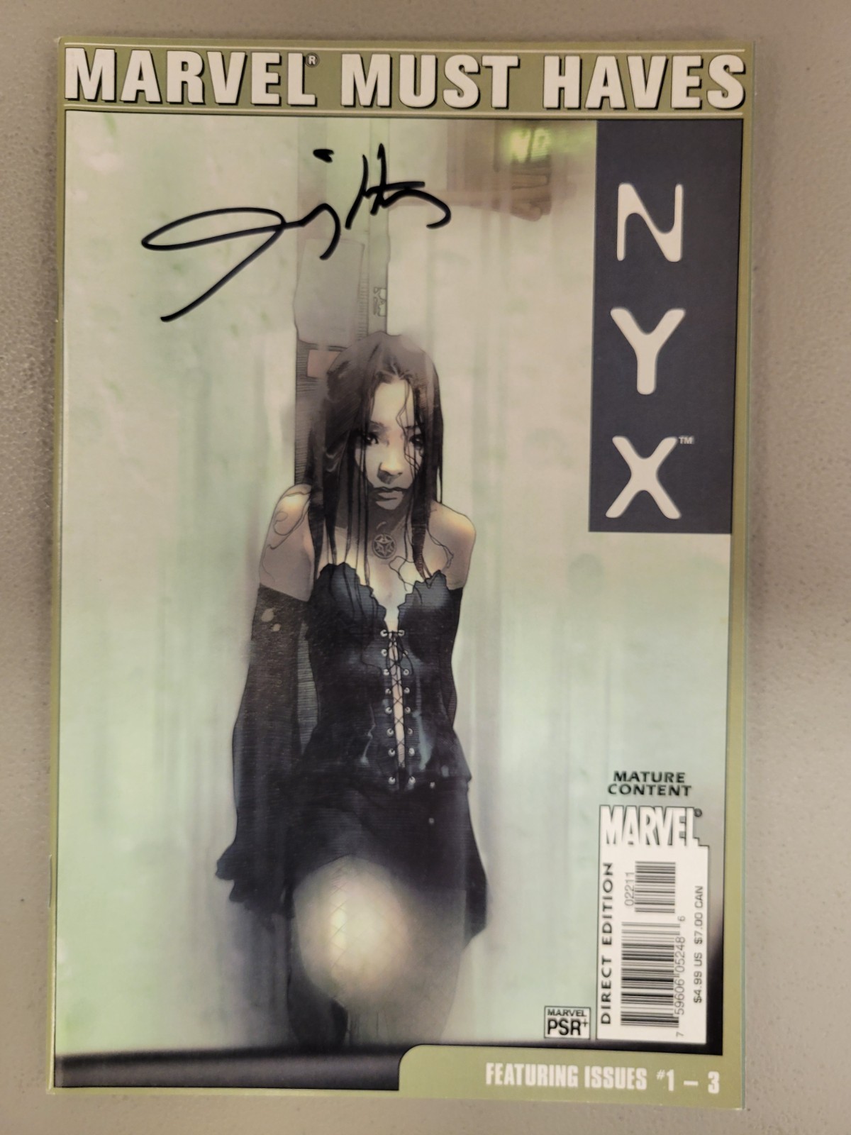 Nyx Marvel Must Haves collects issues #1 - 3 2005 Signed middleton 1st x-23 *