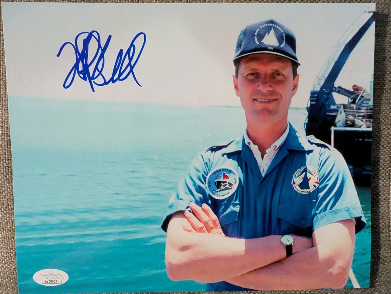 Dr Robert Ballard Signed 8x10 Photo Titanic Discoverer Oceanographer JSA COA... Dr Robert Ballard Signed 8x10 Photo Titanic Discoverer Oceanographer JSA COA...