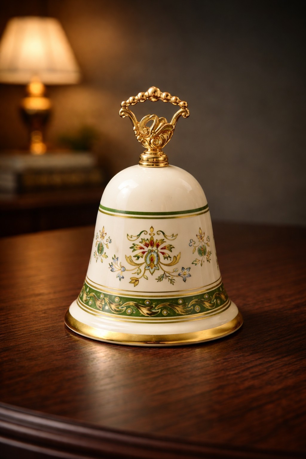 Vintage Porcelain Collectible Gorham Fine China Bell - Danbury Mint Vintage Porcelain Collectible Gorham Fine China Bell - Danbury Mint