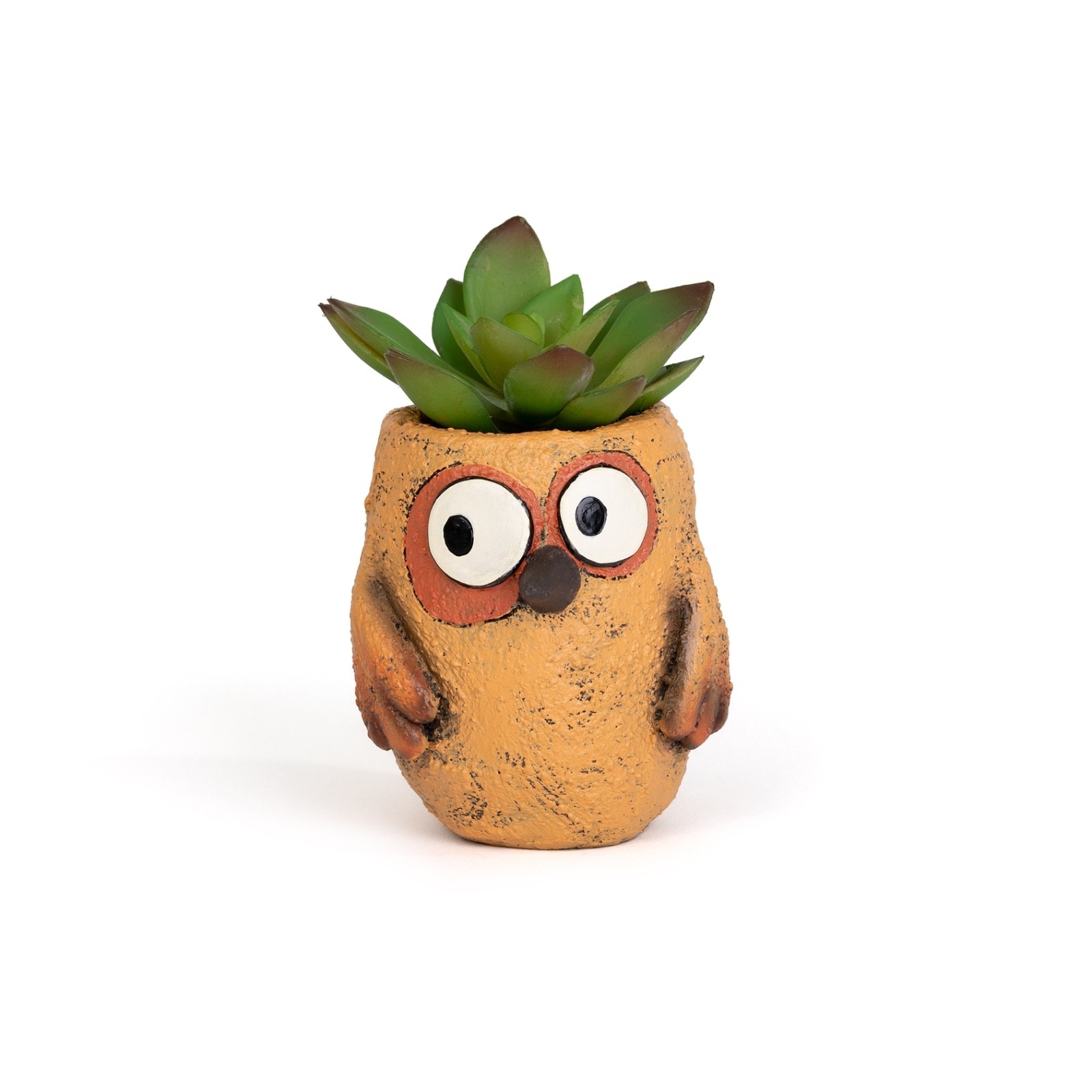 Rusty the Brown Owl ~ Blob House Planter