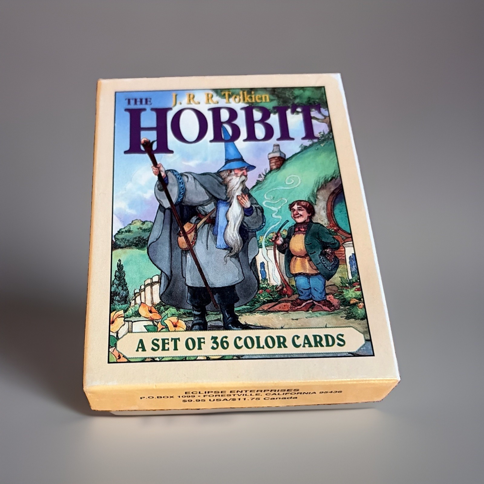 J.R.R. Tolkien The Hobbit 1992 Trading Card Set 36 Color Cards Complete Wenzel