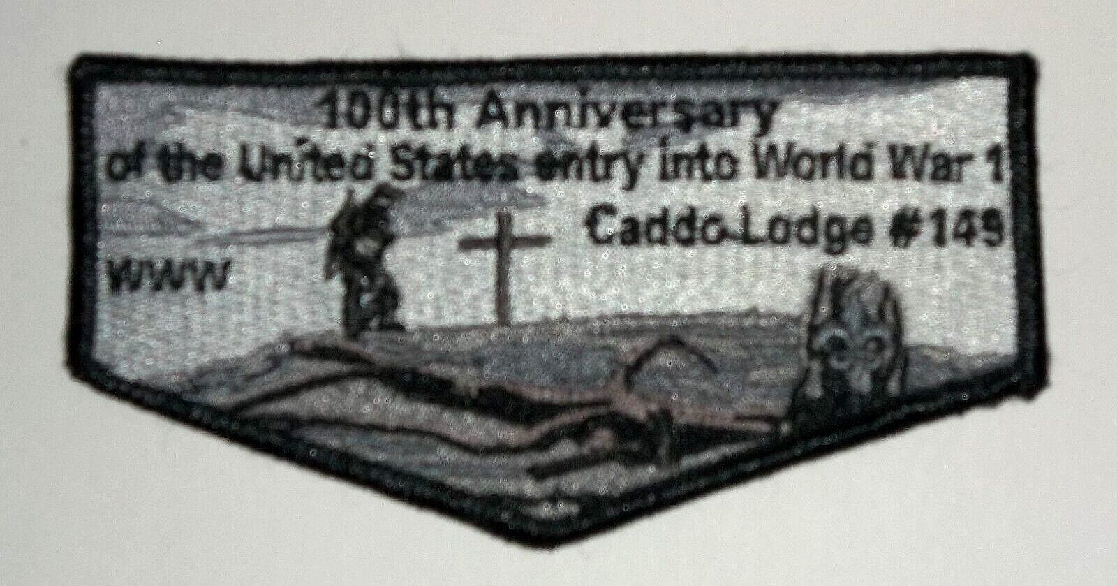 OA CADDO LODGE 149 BSA NORWELA PATCH 2 2019 US ARMY 100TH ANN WORLD WAR 1 FLAP