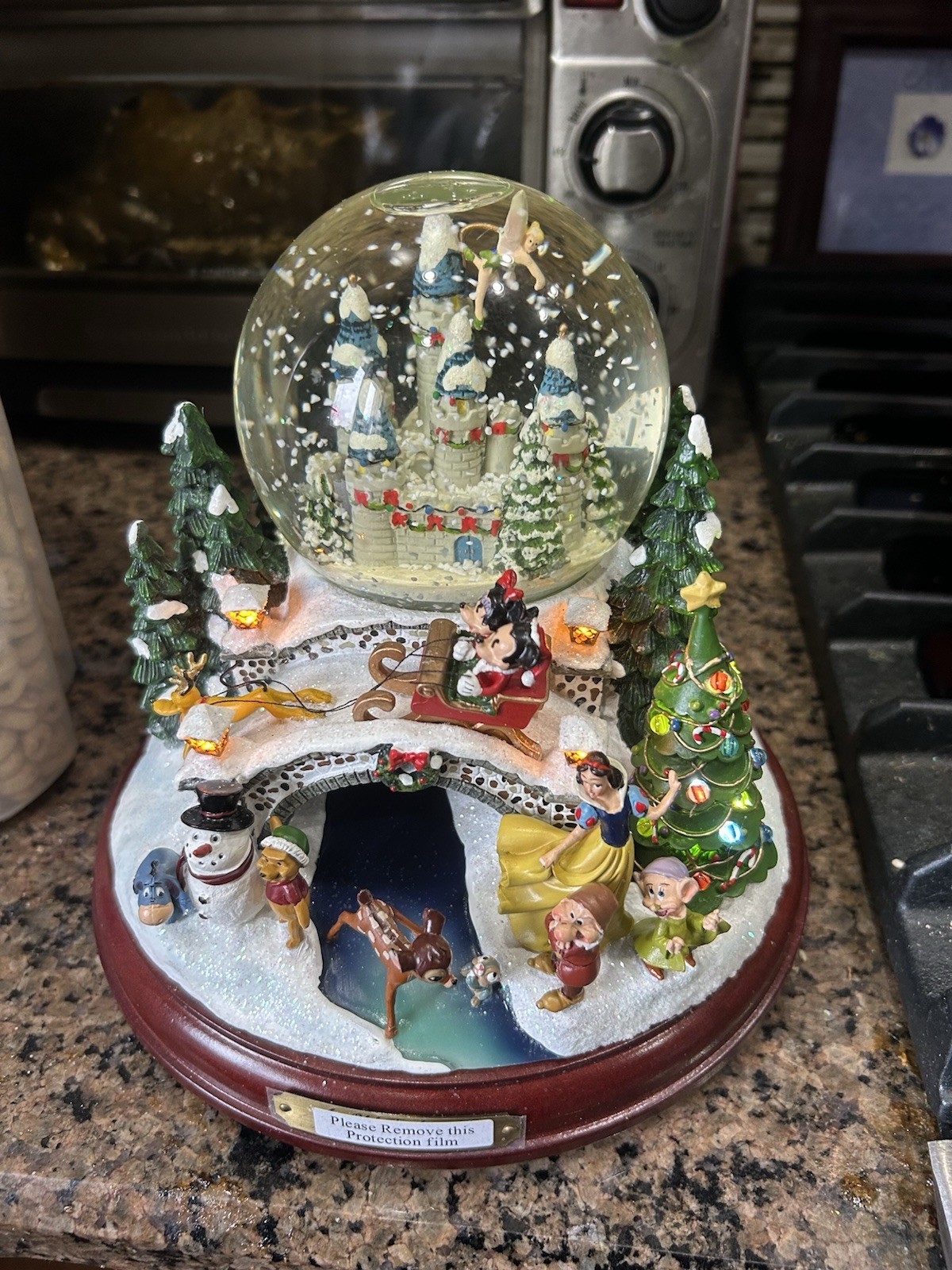 An Old Fashioned Disney Christmas Snow Globe Music Lights Bradford Exchange An Old Fashioned Disney Christmas Snow Globe Music Lights Bradford Exchange