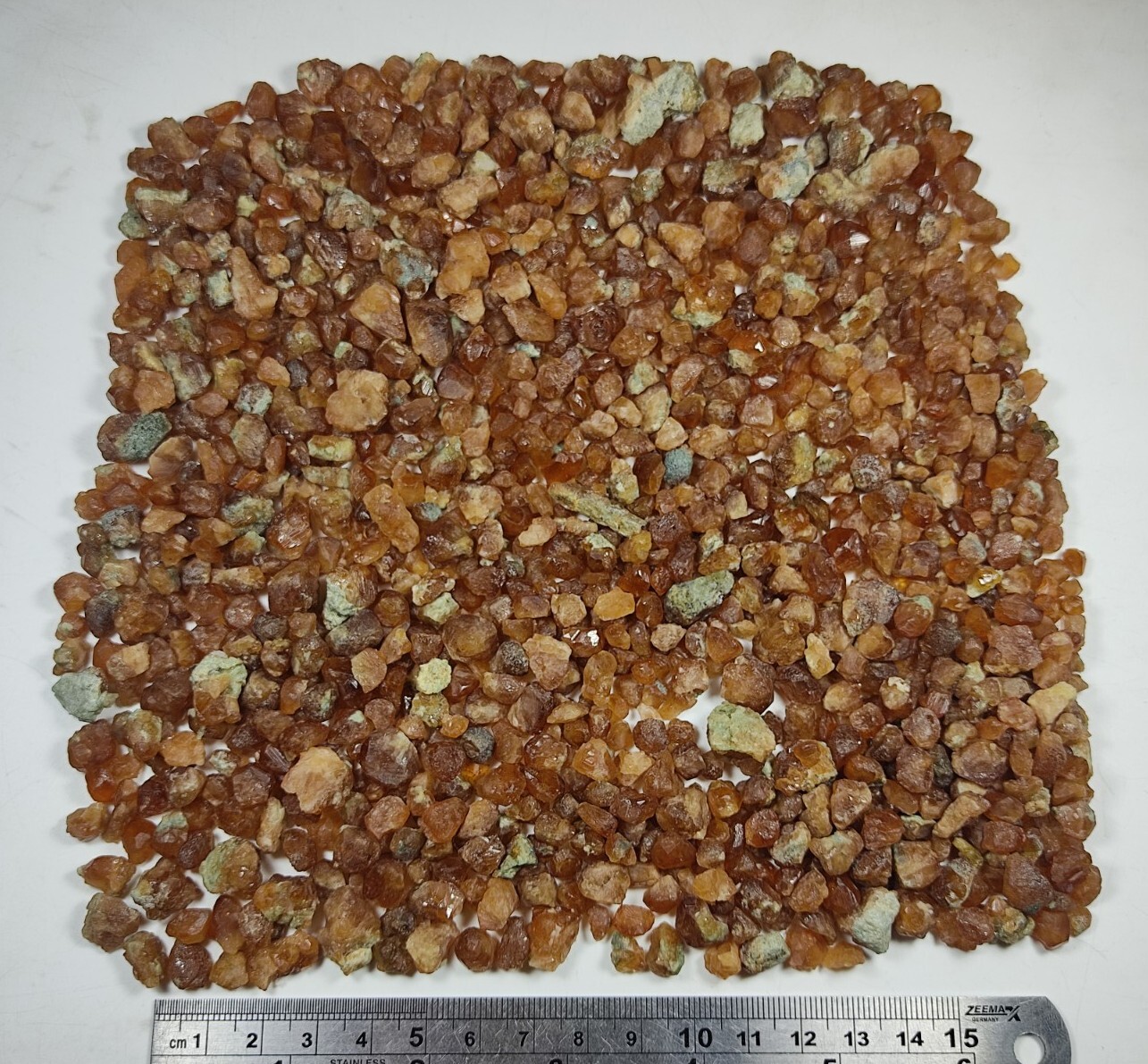 600Grams Of Hessonite Garnet Crystals Lot From Shalman, KPK, Pakistan.