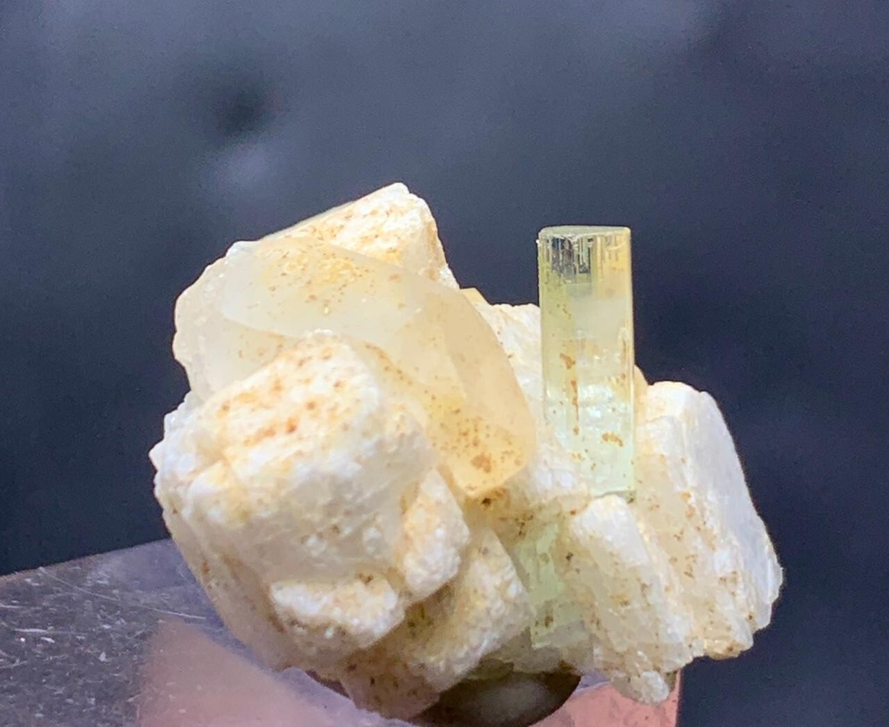 36 Cts Aquamarine With Crystal specimen From Skardu Pakistan
