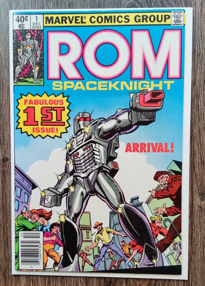 ROM #1 Newsstand (1979) 1st App Rom Spaceknight Frank Miller Cover NM- 9.2 Raw
