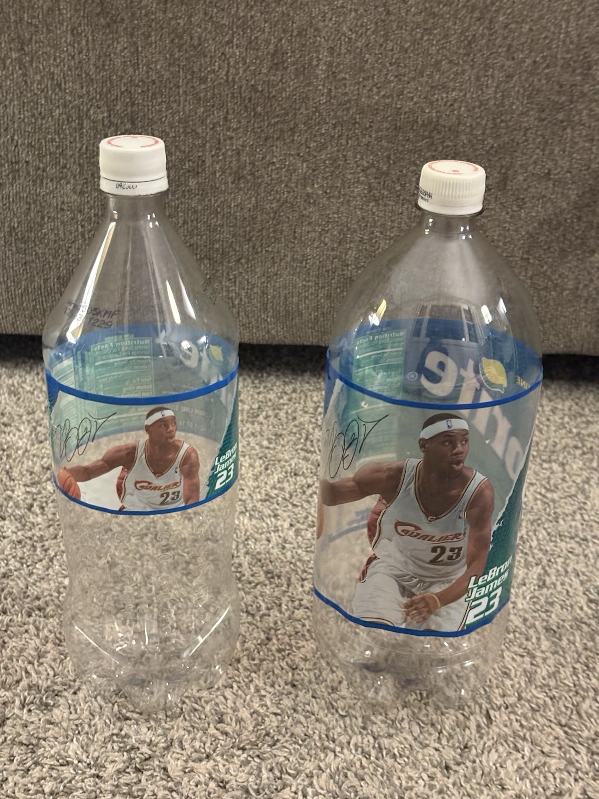Sprite LeBron James Limited Edition 2004 Second Year Empty 1.5 & 2 Liter Bottle Sprite LeBron James Limited Edition 2004 Second Year Empty 1.5 & 2 Liter Bottle