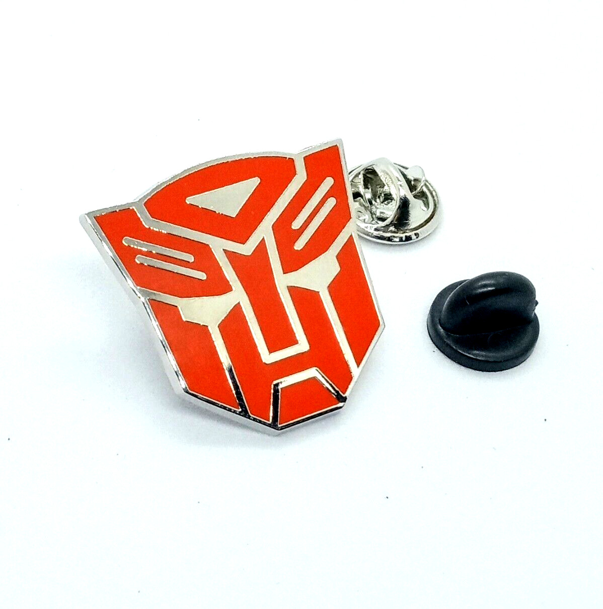 AUTOBOT PIN Transformers Red Reflective Cool Boy's Gift Enamel Lapel Brooch