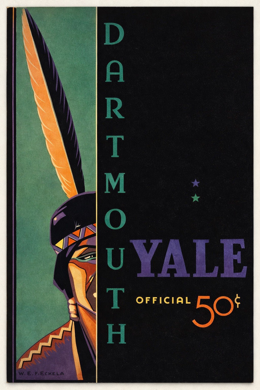 🎨 Vintage Dartmouth vs Yale Poster - Retro 1930s Sports Decor 🏈 - 24x36” - 🎨 Vintage Dartmouth vs Yale Poster - Retro 1930s Sports Decor 🏈 - 24x36” -