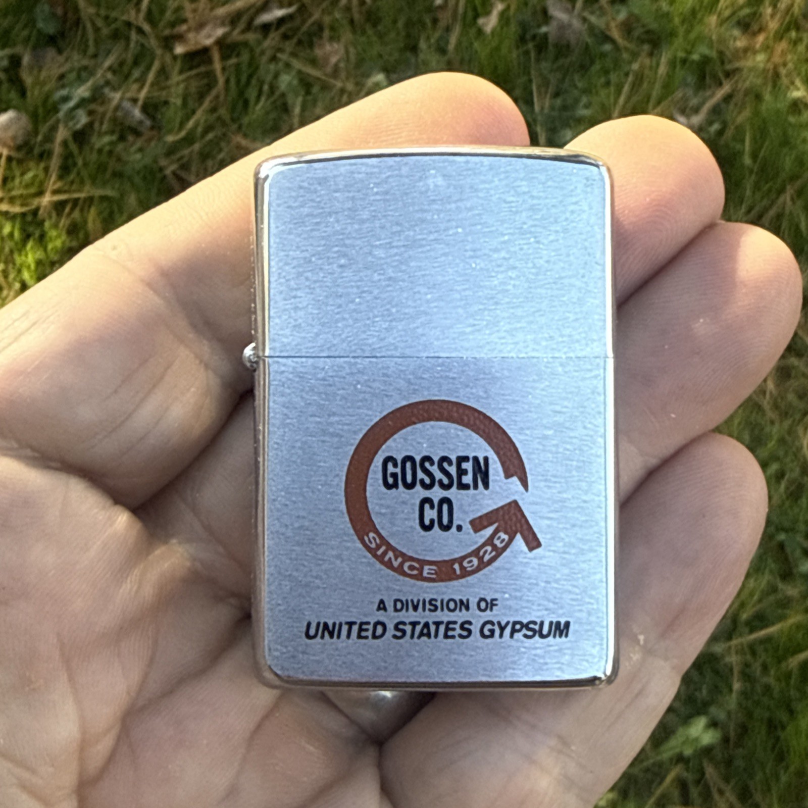 Vintage 1970s SINCE 1928 GOSSEN CO. 1973 ZIPPO Lighter UNFIRED Mint
