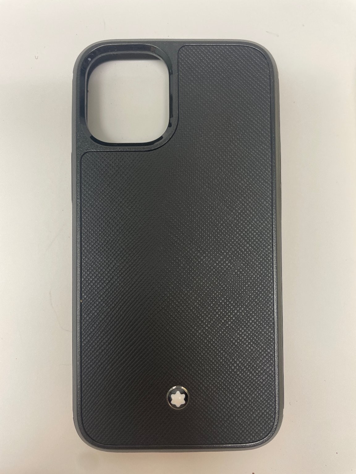 Montblanc Sartorial Hard Phone Case Apple iPhone 12 Mini Black Leather