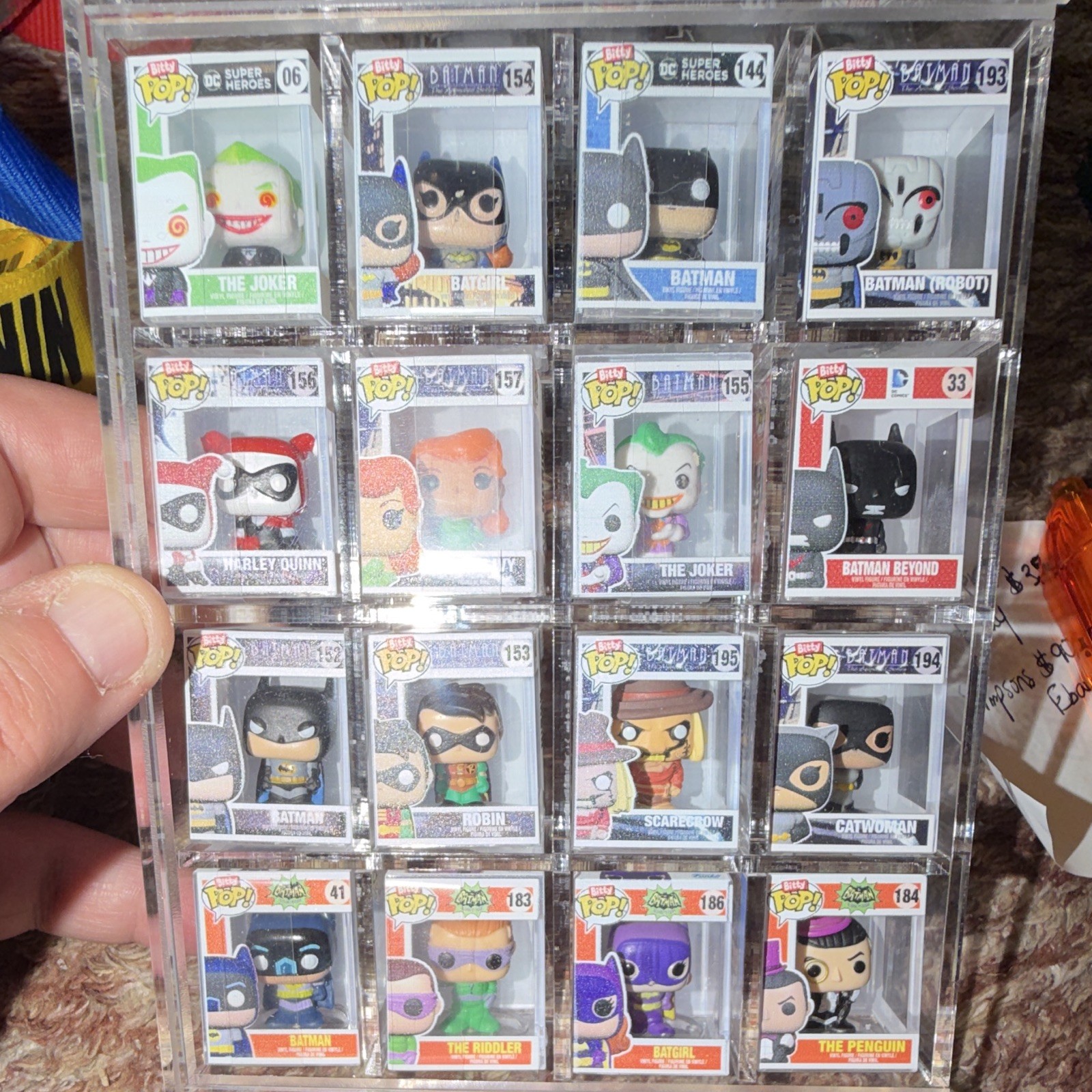 Funko Bitty Pop DC Comics Batman 16pc Complete Set Funko Bitty Pop DC Comics Batman 16pc Complete Set