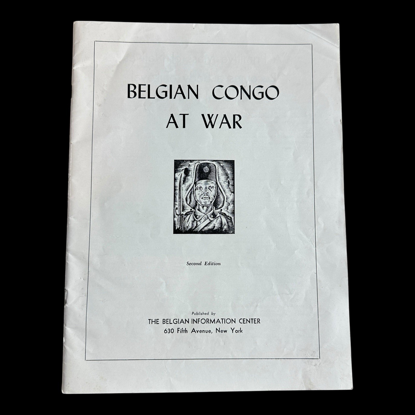 WWII Belgian Congo At War Booklet 2nd Ed Belgian Information Center 1940s