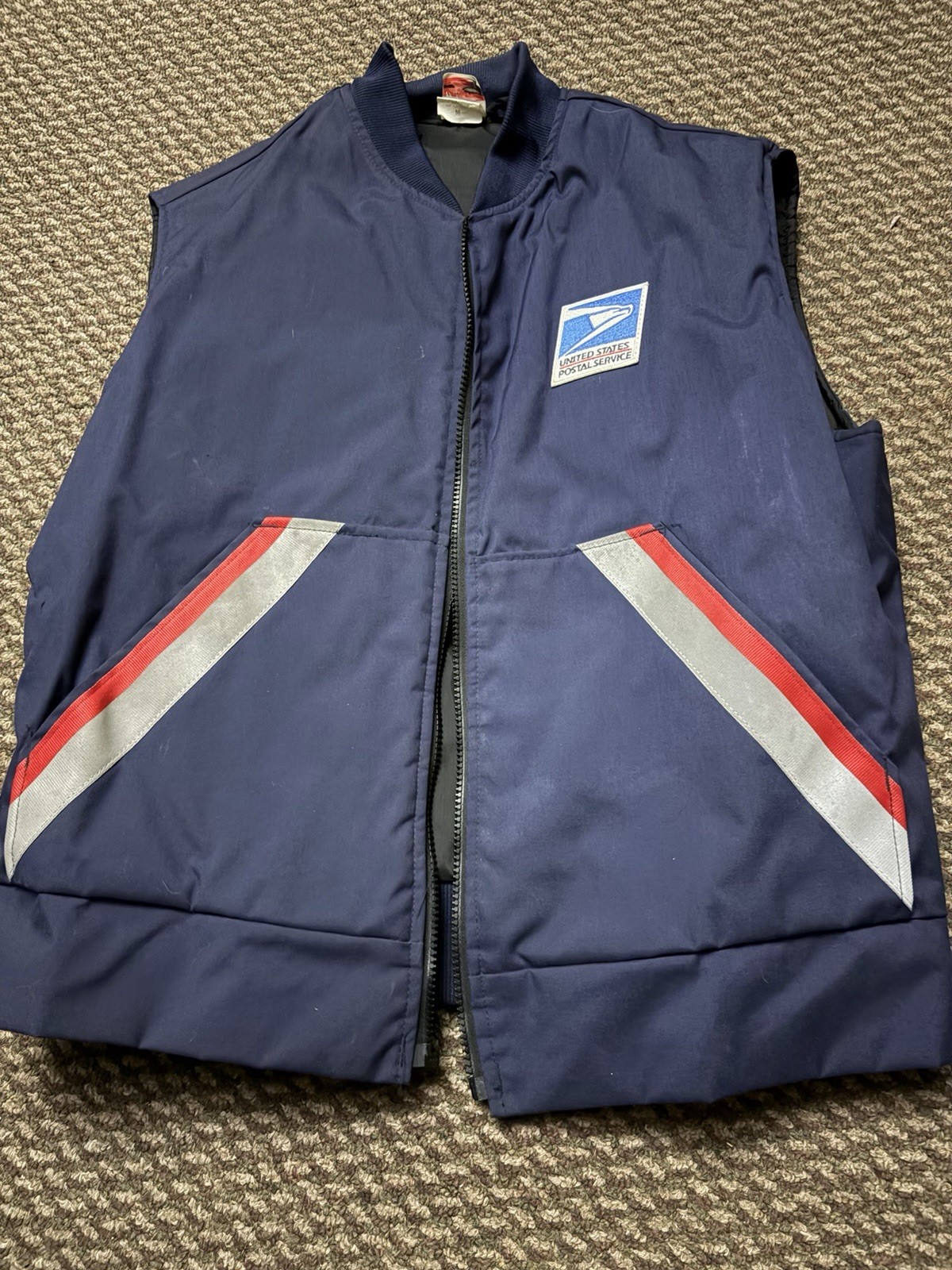 Vintage USPS Letter Carrier  Vest  U.S. Mail Men's M USA Made