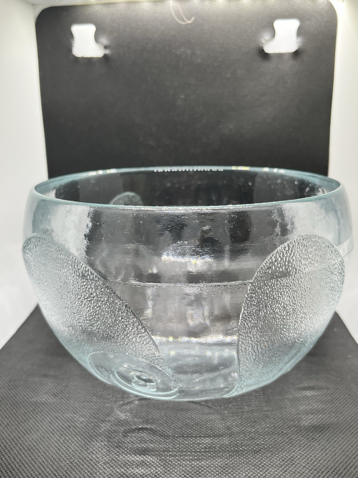 Holmegaard Michael Bang Rough Wave Pattern Bowl Glastronomi Line 1975 Holmegaard Michael Bang Rough Wave Pattern Bowl Glastronomi Line 1975