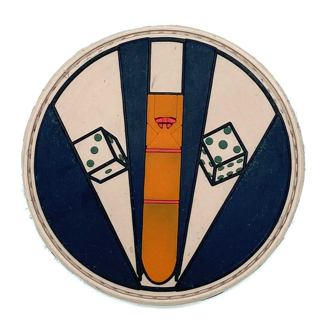 711th Bomb Squadron, 447th Bomb Group, WWII Tribute, PVC 3.0 Inch Patch