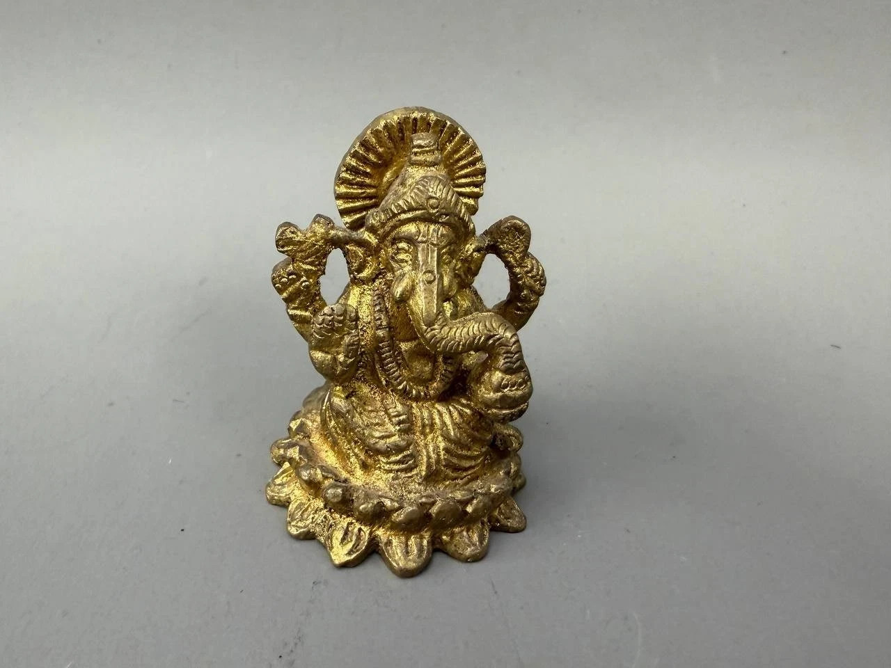 Brass Ganesha Statue Figure