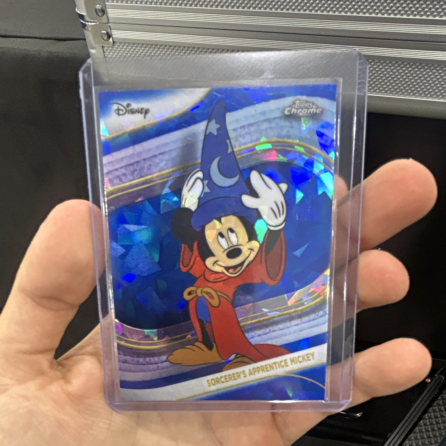 Topps 2025 Topps Chrome Disney Mickey Sorcerer's Apprentice #190 sapphire