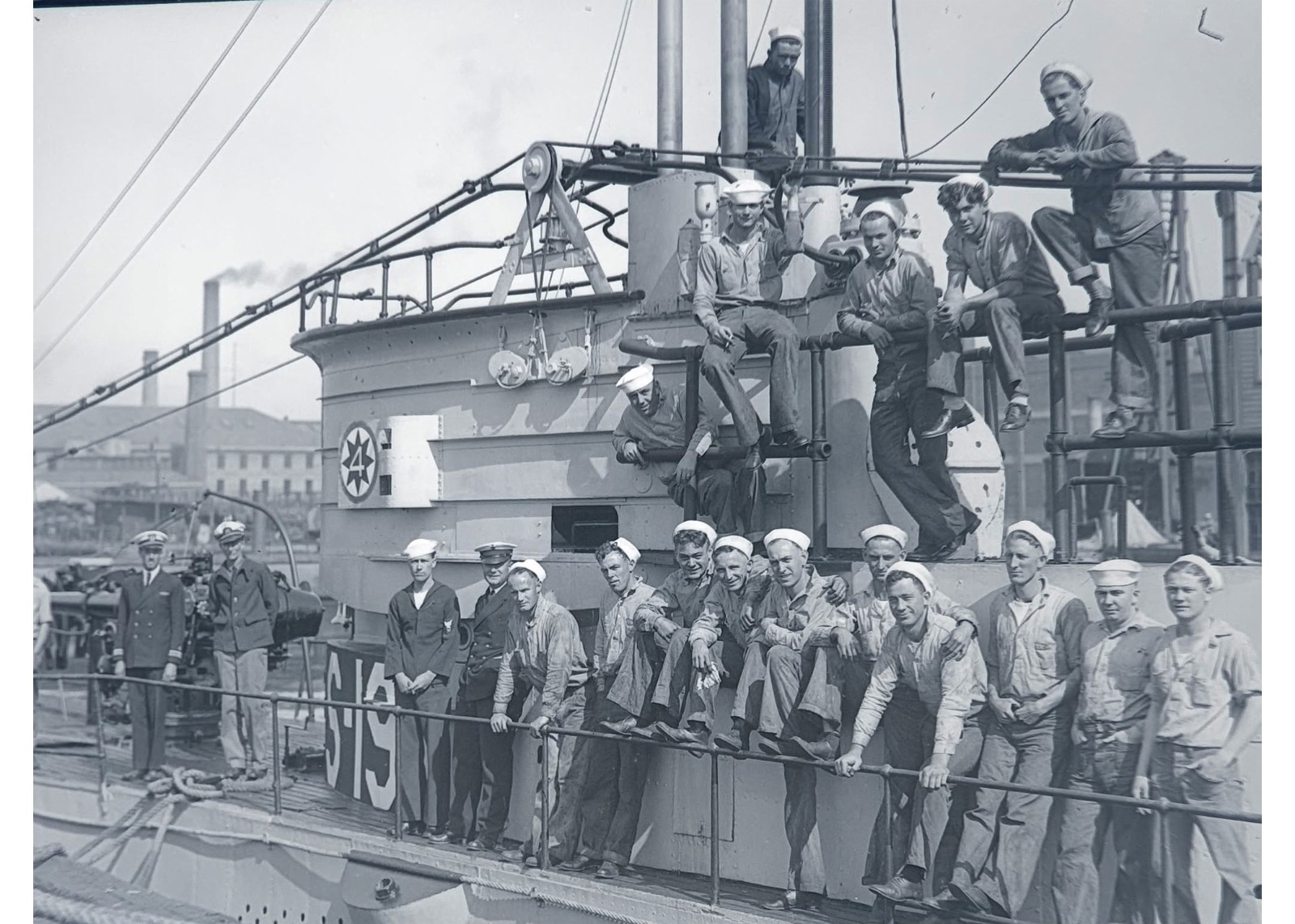 1928 US Navy Submarine USS S-19 Crew Boston Navy Yard Seamen Glass Negative OOAK 1928 US Navy Submarine USS S-19 Crew Boston Navy Yard Seamen Glass Negative OOAK