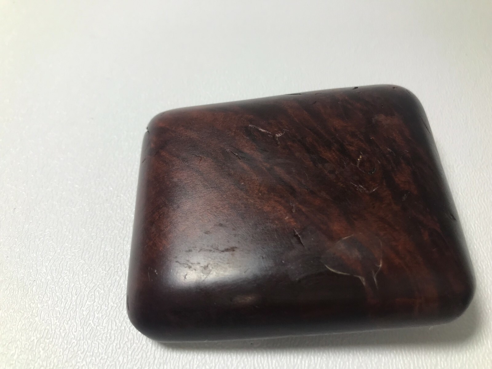 Vintage California Polished Redwood Burl Belt Buckle 