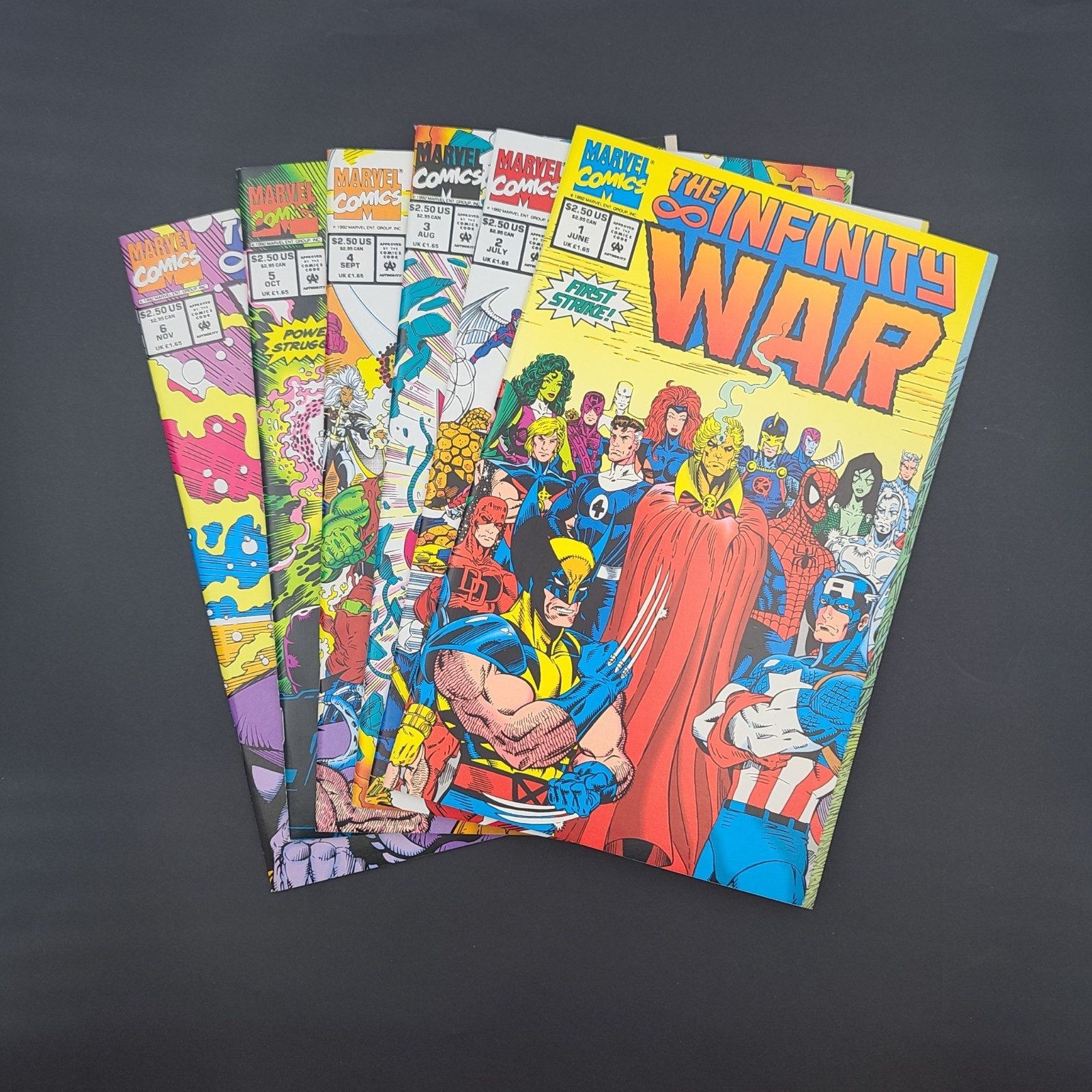 Infinity War #1-6: Complete Set Starlin/Lim (Marvel, 1992)