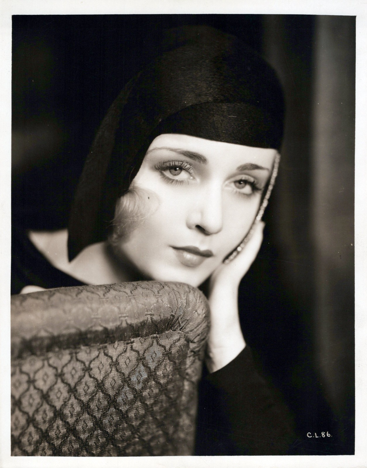 HOLLYWOOD CAROLE LOMBARD STYLISH POSE STUNNING PORTRAIT 1930s ORIG PHOTO MA92