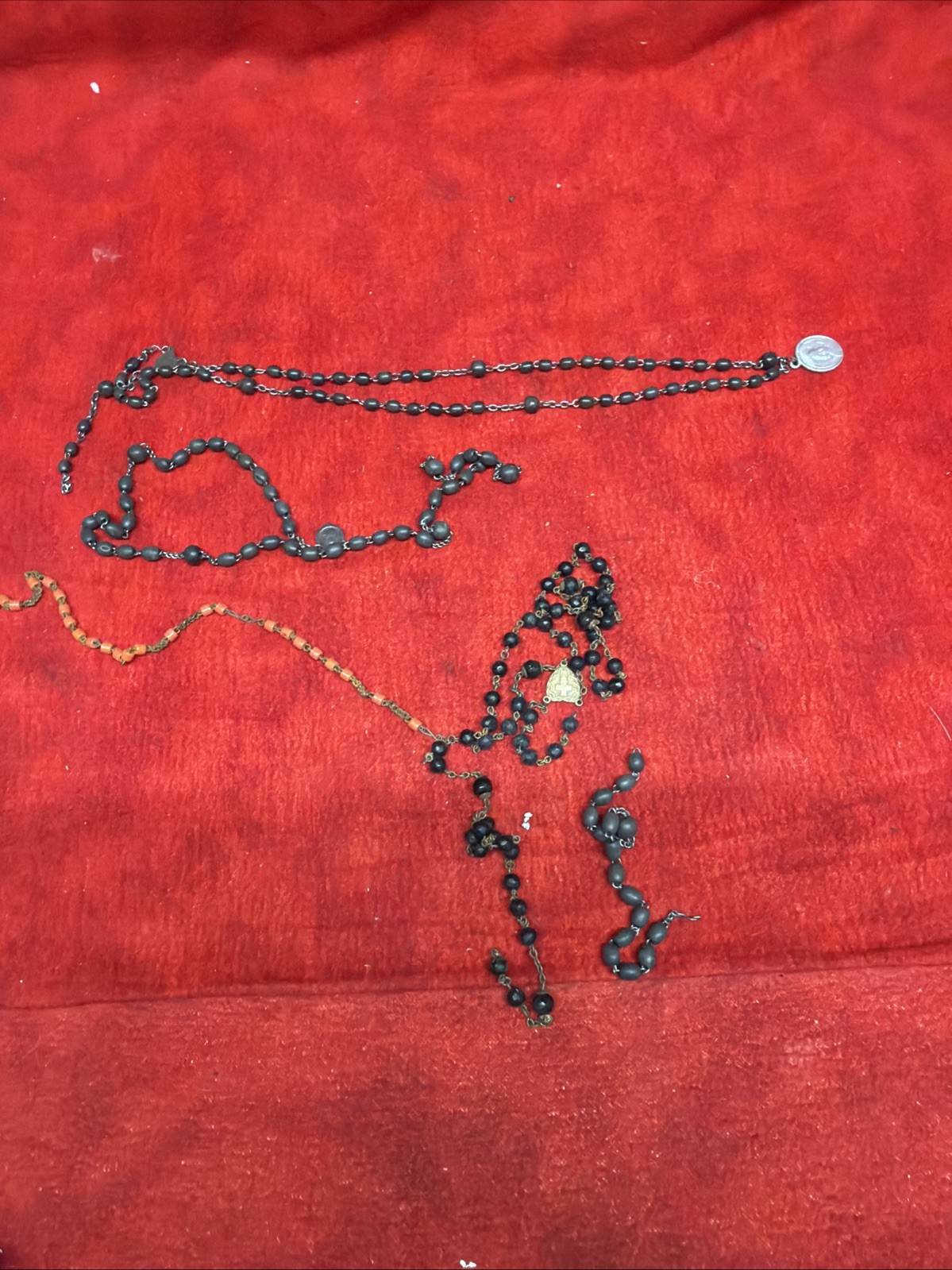 VINTAGE CATHOLIC ROSARY CRUCIFIX CHRISTIAN (BROKEN FOR PARTS OR REPAIRS) (k42) VINTAGE CATHOLIC ROSARY CRUCIFIX CHRISTIAN (BROKEN FOR PARTS OR REPAIRS) (k42)