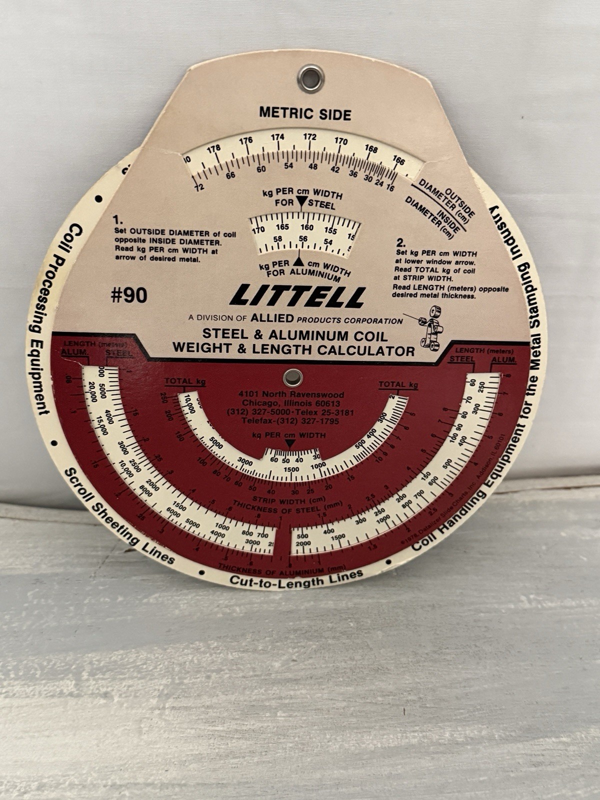 Littell Allied Steel & Aluminum Coil Weight and Length Calculator #90 Slide Littell Allied Steel & Aluminum Coil Weight and Length Calculator #90 Slide