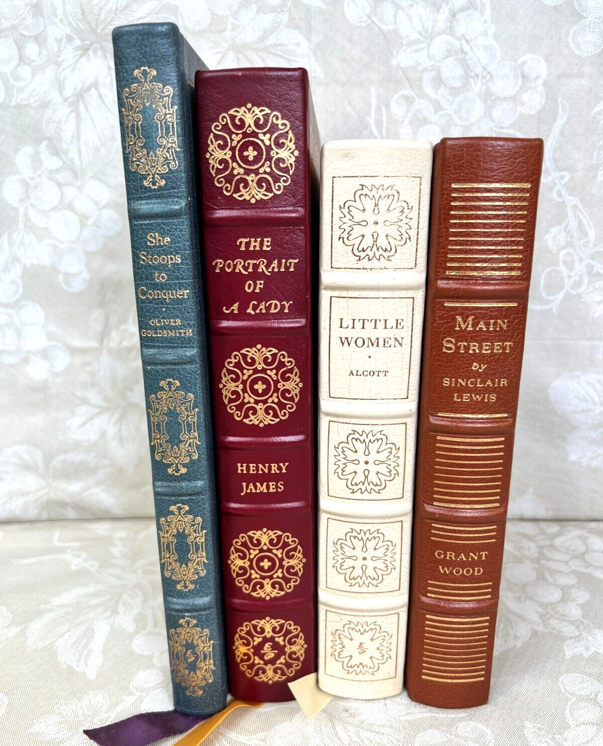 4 Easton Press Books, Limited Editions Leather Bound 24K Gold Gilt Little Women