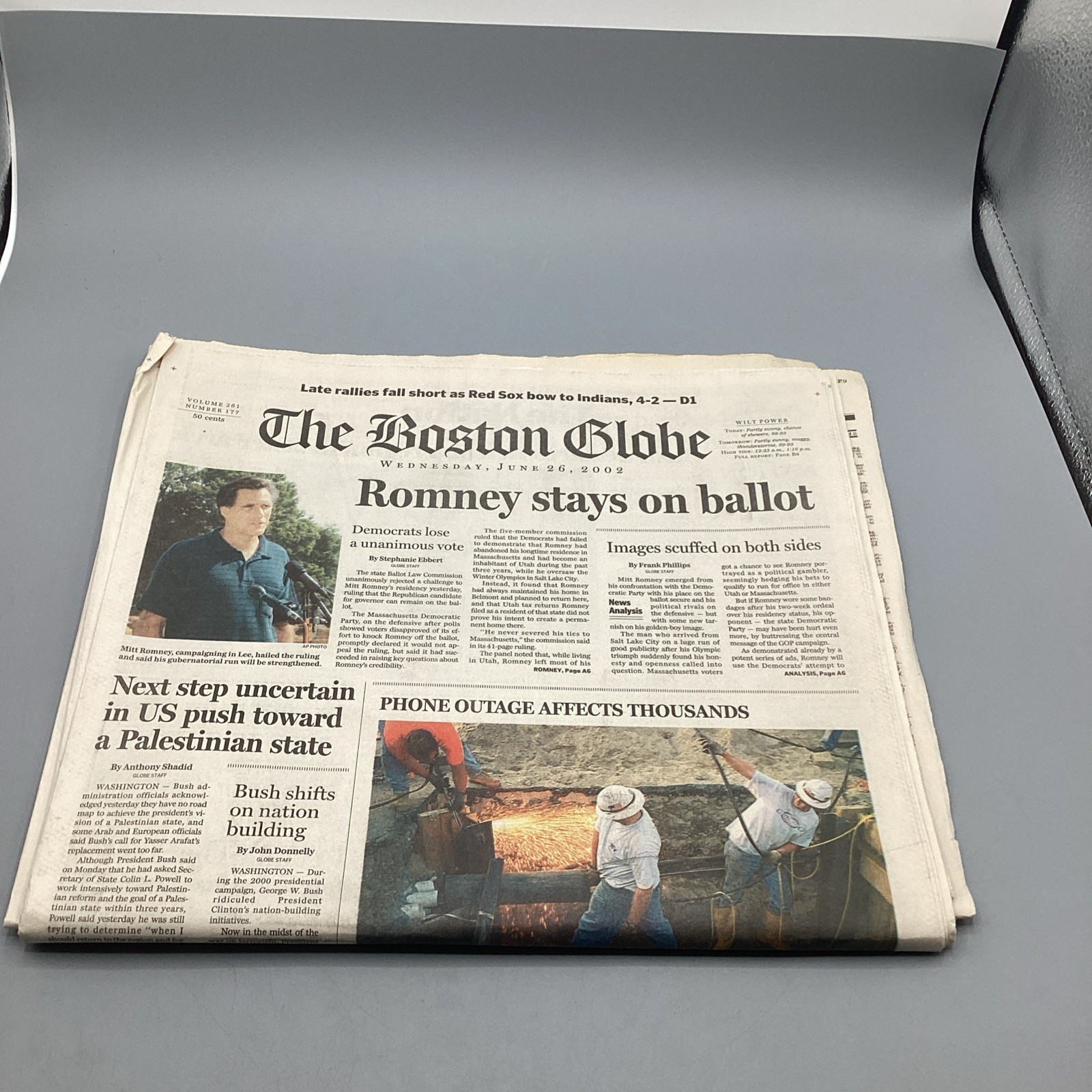 June 26, 2002 The Boston Globe War On Terror Full-Newspaper June 26, 2002 The Boston Globe War On Terror Full-Newspaper
