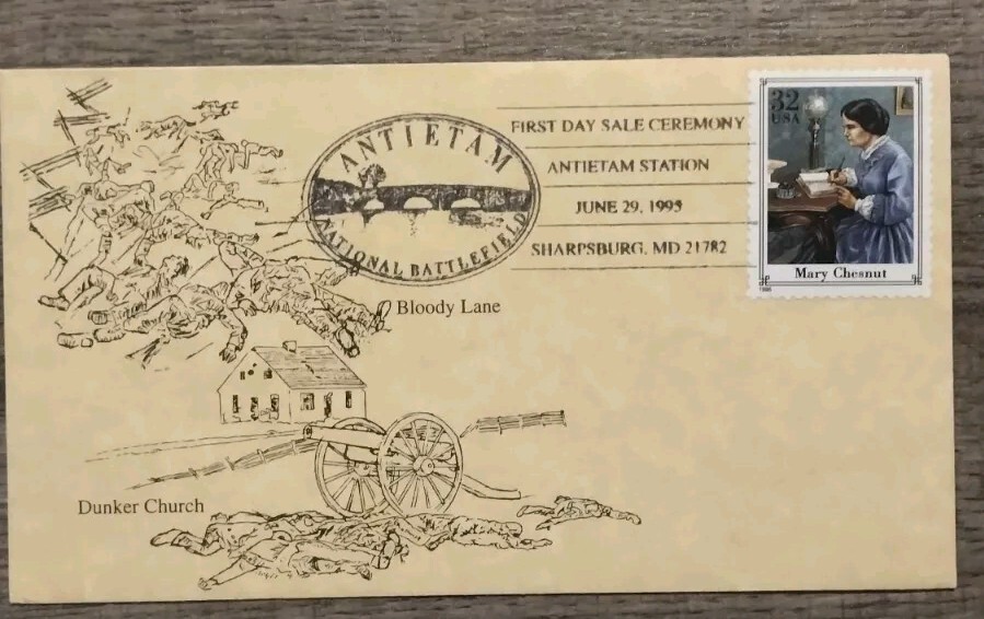 Battle of Antietam Civil War Commemorative Envelope. Battle Of Antietam Insert. Battle of Antietam Civil War Commemorative Envelope. Battle Of Antietam Insert.