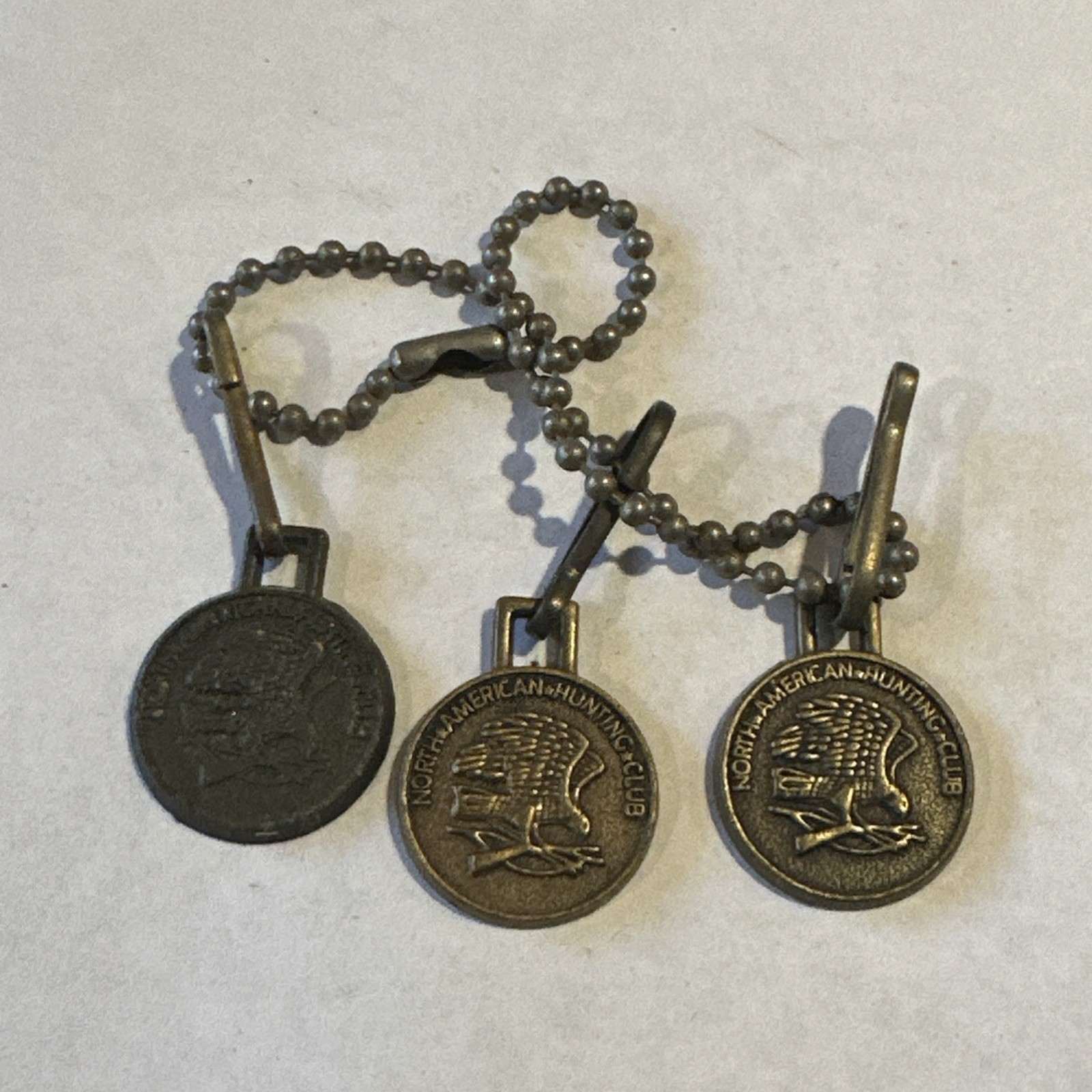 Vintage North American Hunting Club Advertising Keychain