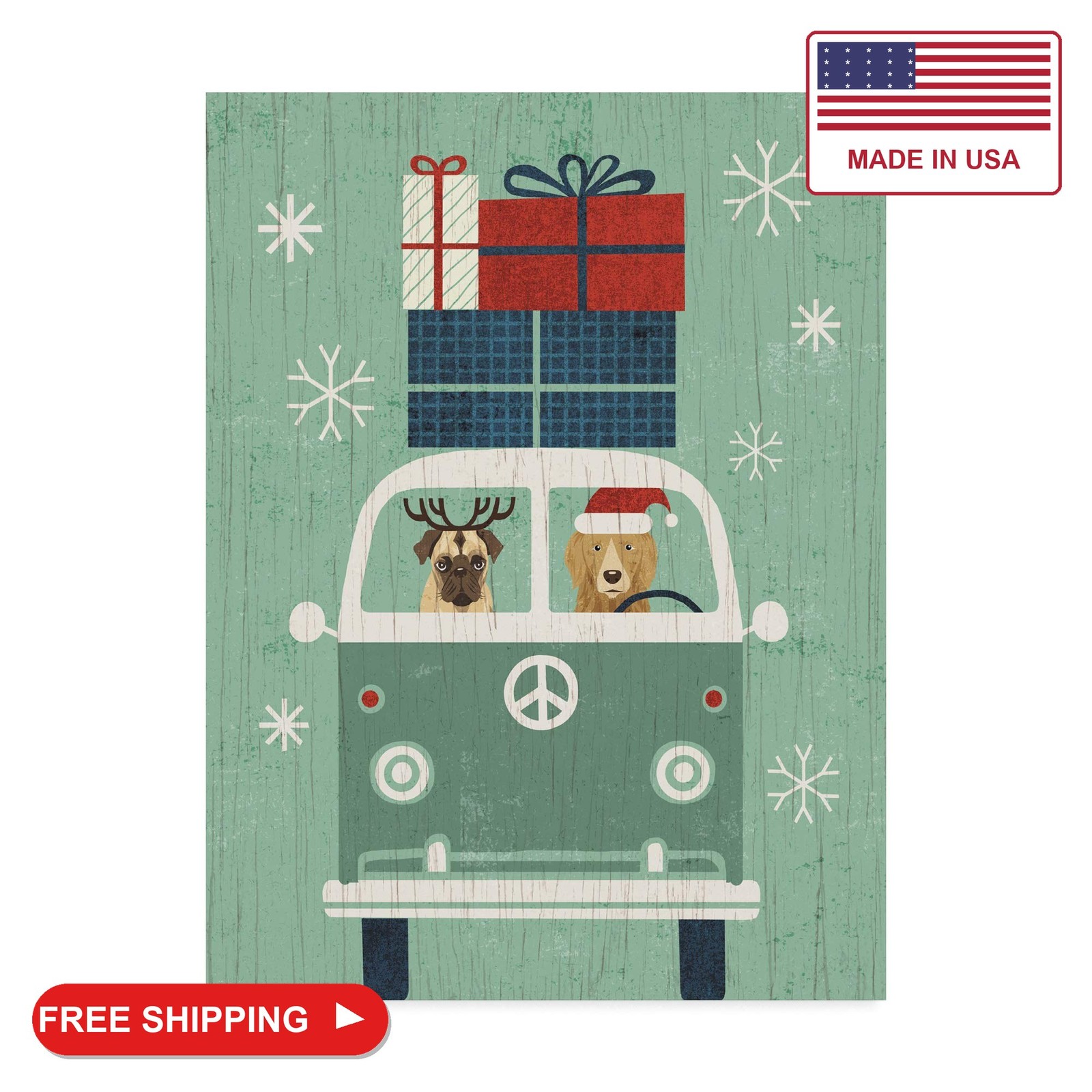 Trademark Fine Art Holiday on Wheels XII by Michael Mullan, 24x32-Inch Trademark Fine Art Holiday on Wheels XII by Michael Mullan, 24x32-Inch