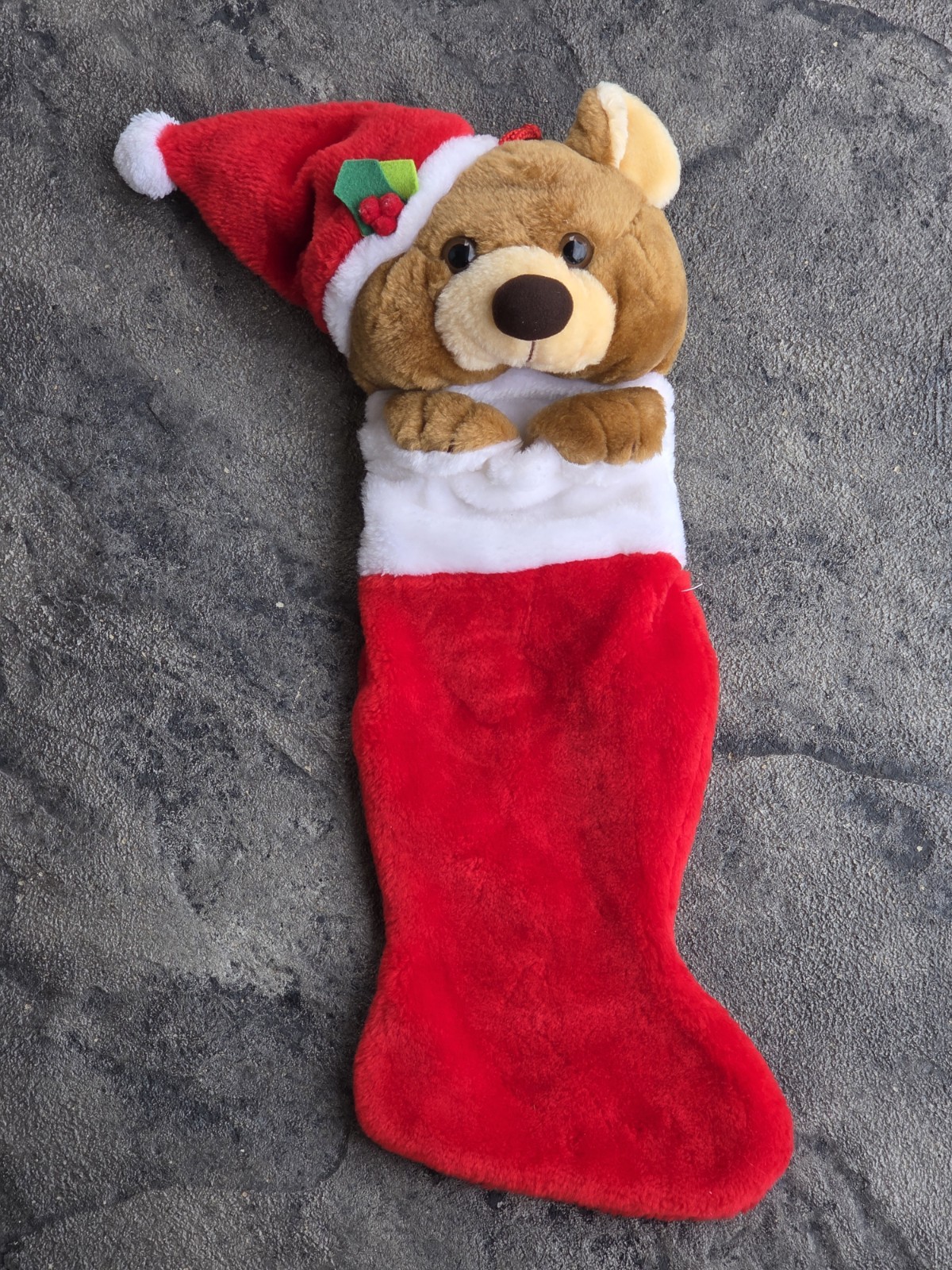 Vintage Teddy Sac Stocking Bear Plush - 24\
