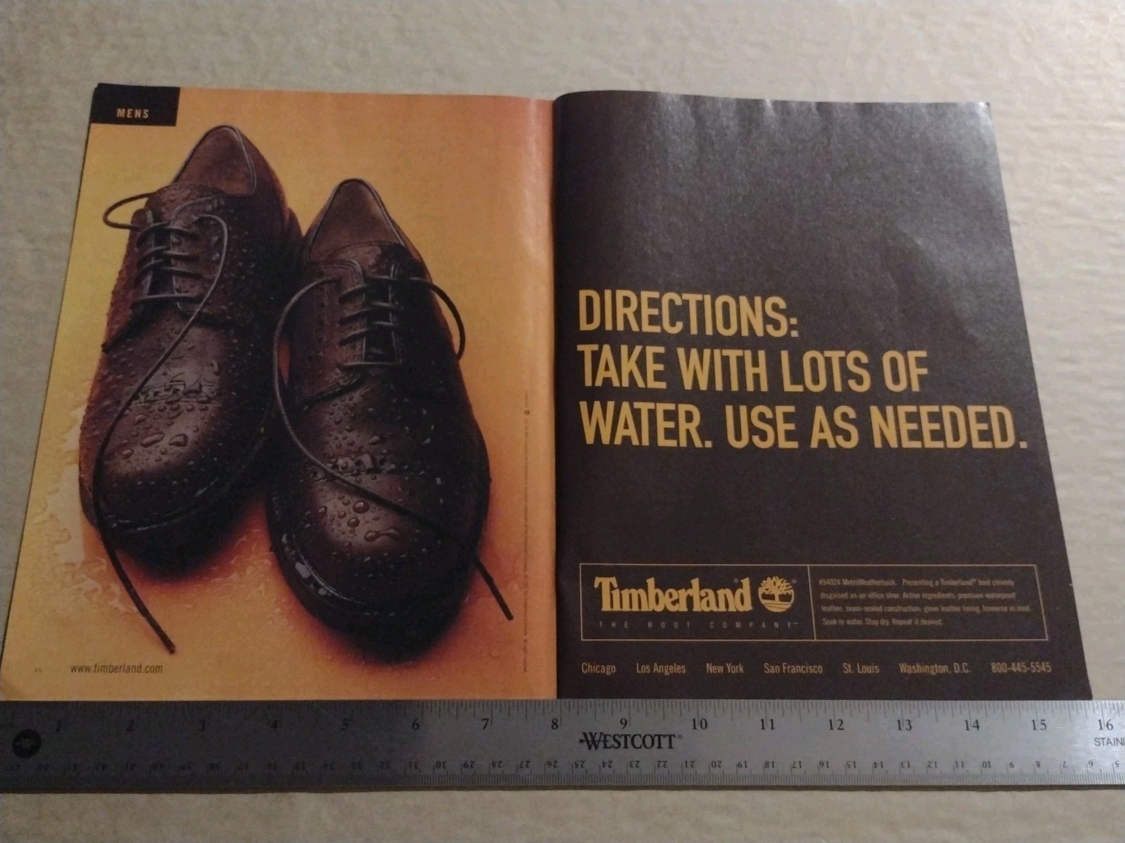 1996-Timberland-The Boot Company- Use as Needed-2 Page Print/AD-Classic 1996-Timberland-The Boot Company- Use as Needed-2 Page Print/AD-Classic