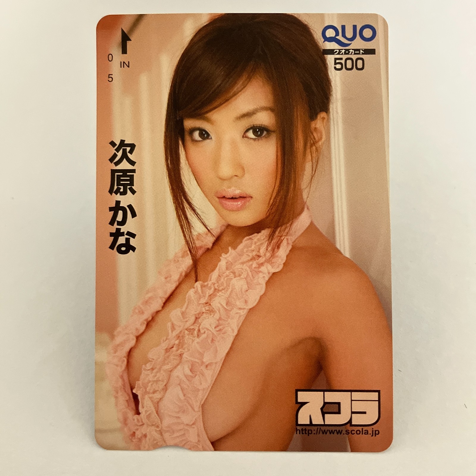 [Unused] Kana Tsugihara SCOLA Quo Card Japanese Gravure Idol