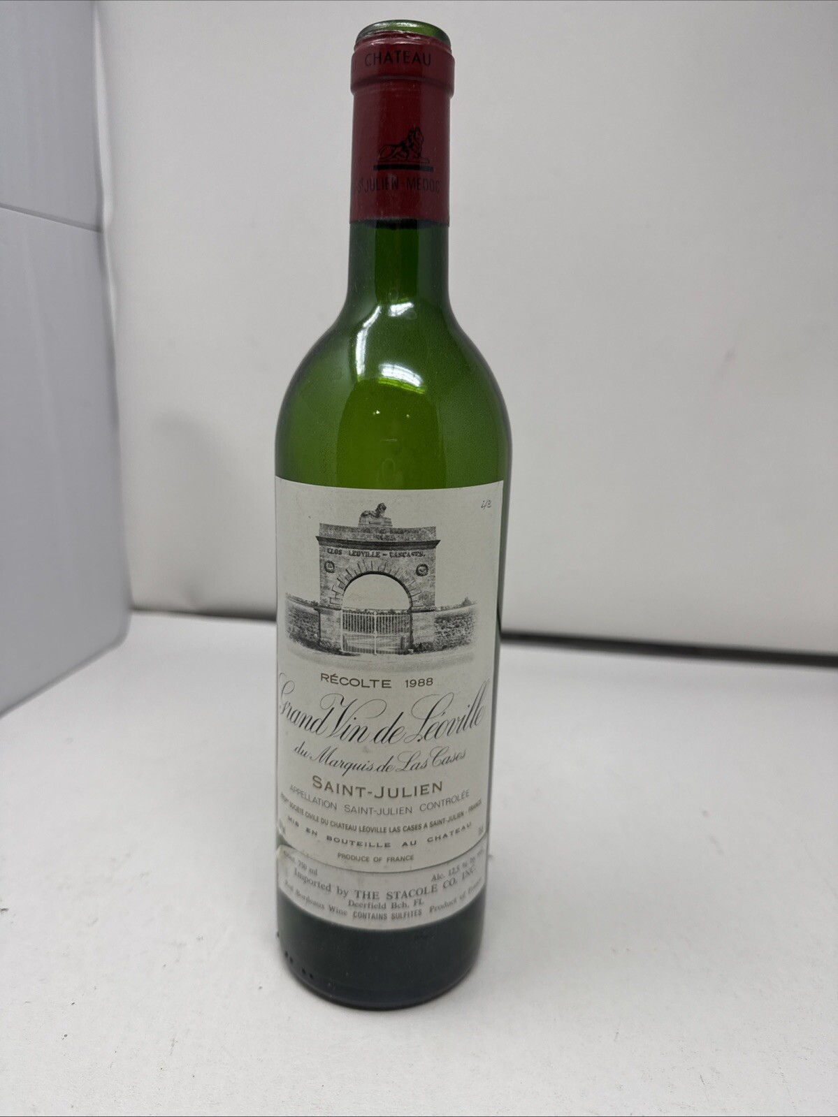 Gran Vin De Levine Empty Bottle Château Léoville Las Cases 1988 - 75 cl Gran Vin De Levine Empty Bottle Château Léoville Las Cases 1988 - 75 cl