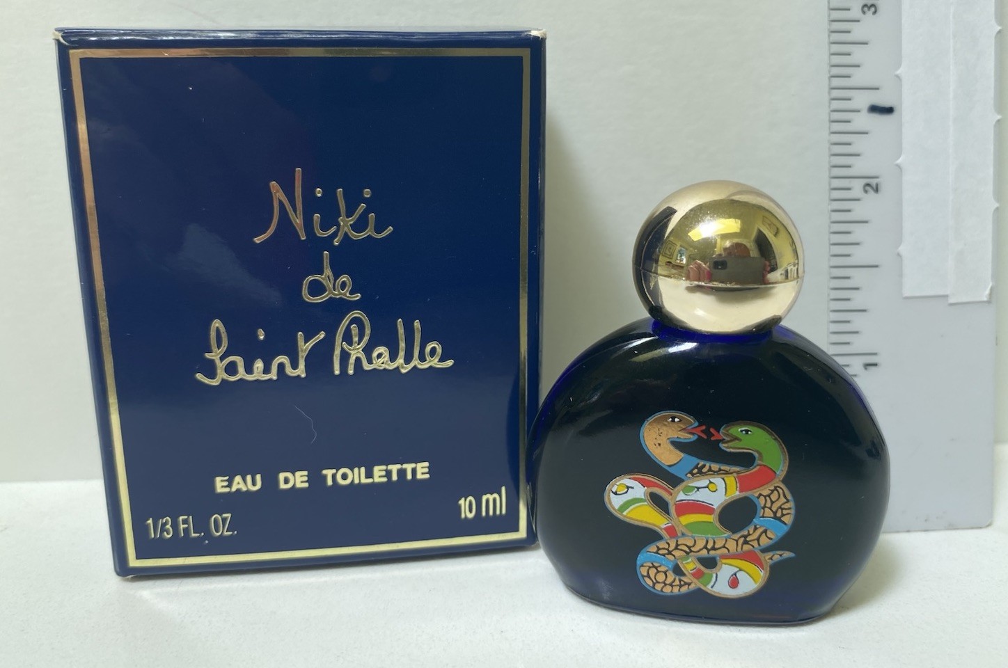 VTG Niki de Saint Phalle eau de toilette Mini splash 0.33 oz 10ml  FULL 1982