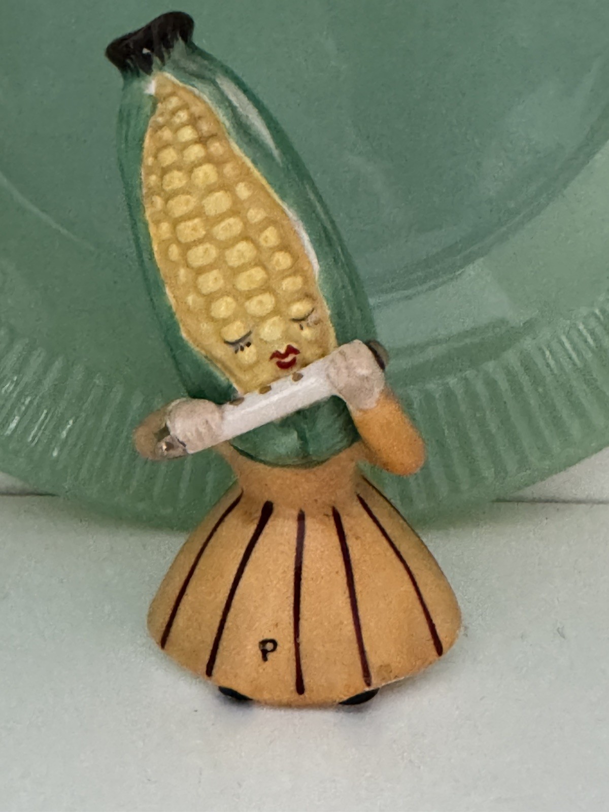 Vtg Anthropomorphic Napco Musicial Corn Girl Pepper Shaker Vtg Anthropomorphic Napco Musicial Corn Girl Pepper Shaker