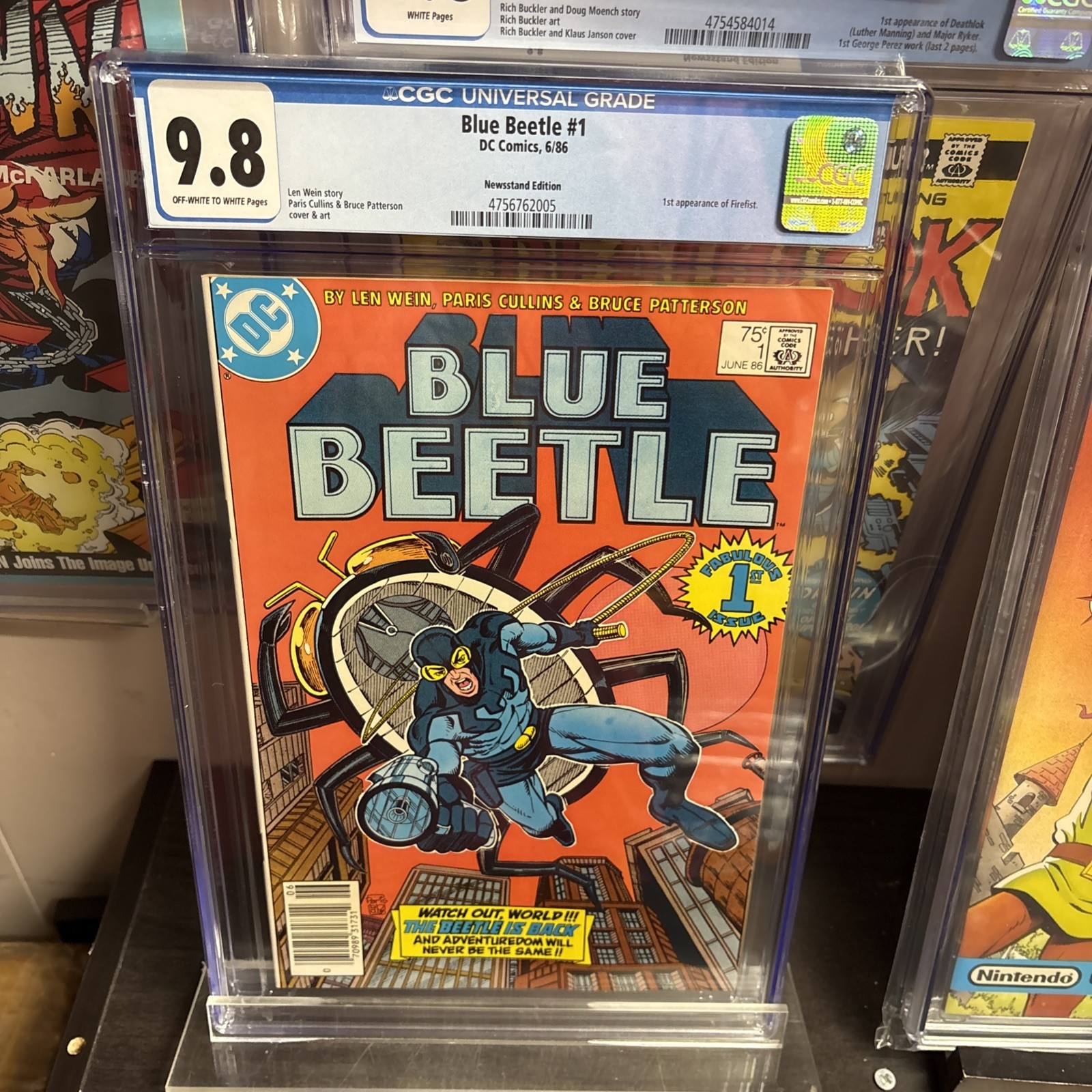 Blue Beetle #1 (1986) DC Comics CGC 9.8 Newsstand Rare