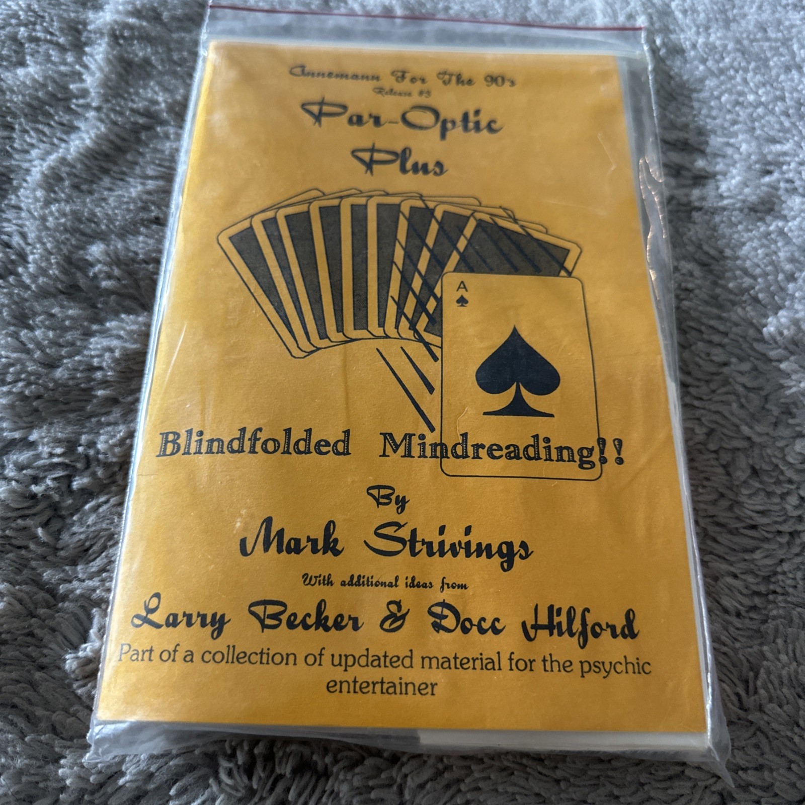 Par Optic Plus Blindfolded Mind Reading Psychic Magic Trick Cards Mark Strivings Par Optic Plus Blindfolded Mind Reading Psychic Magic Trick Cards Mark Strivings